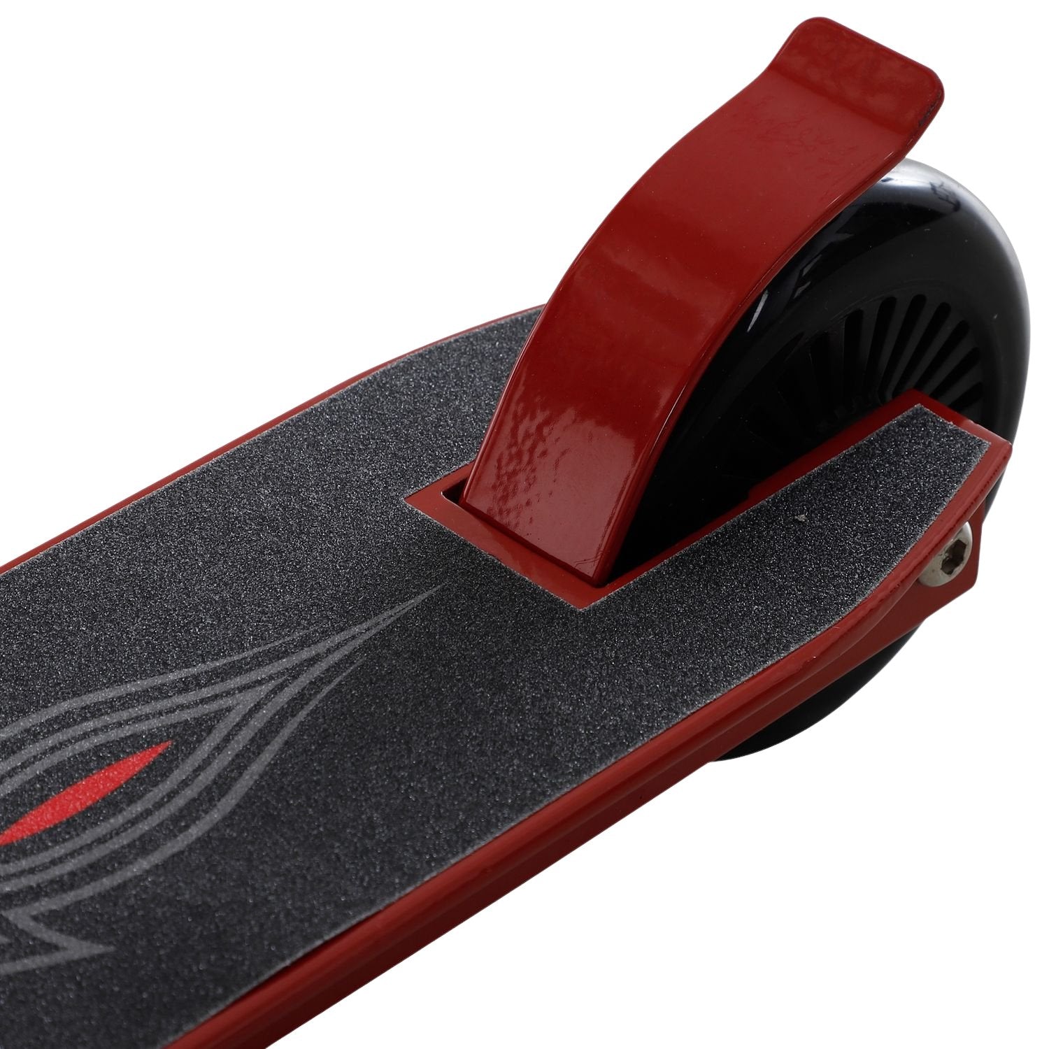 Pro Freestyle Stunt Scooter, Aluminium, 100 mm hjul, Röd