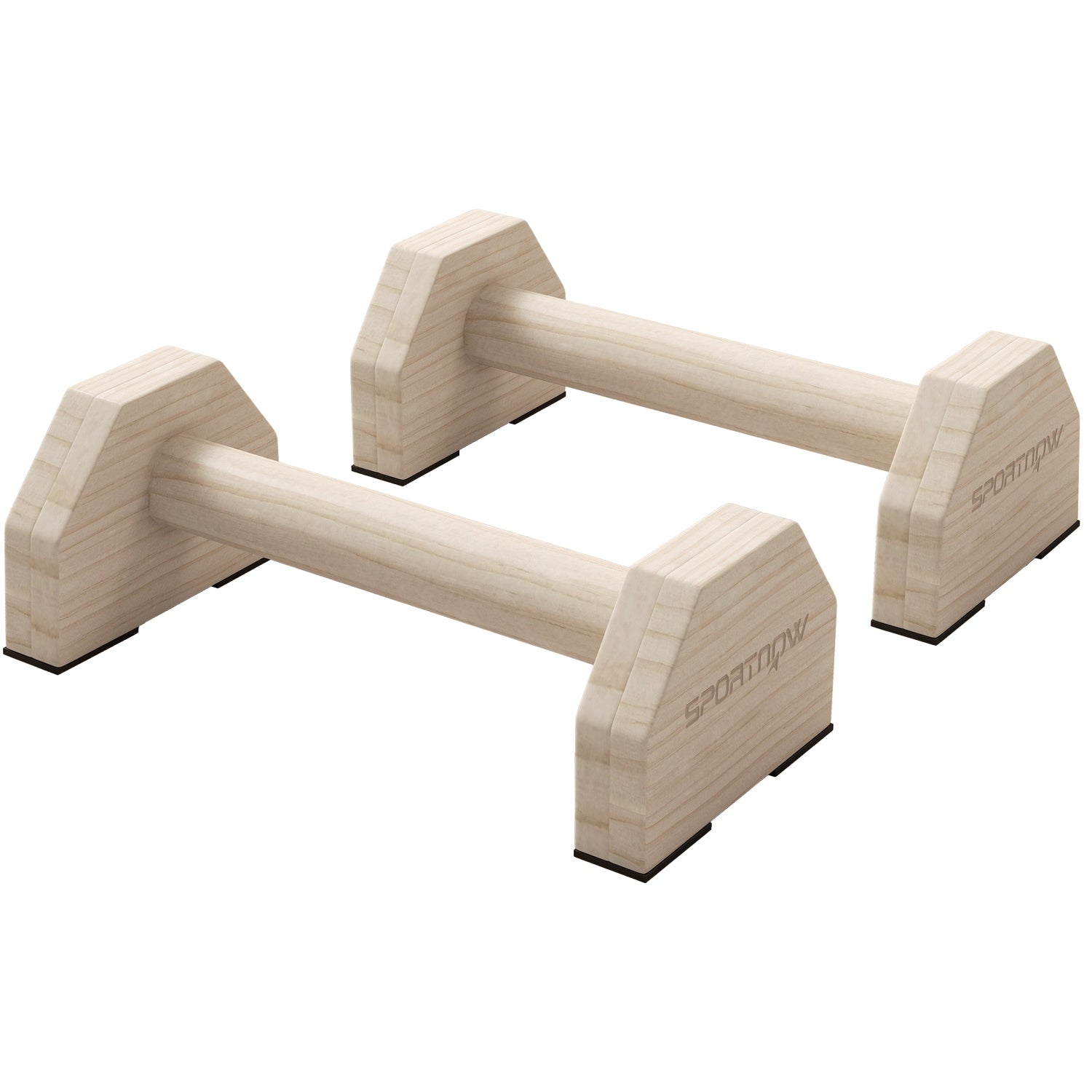 Push-Up-handtagssats, halkfria träparalletter