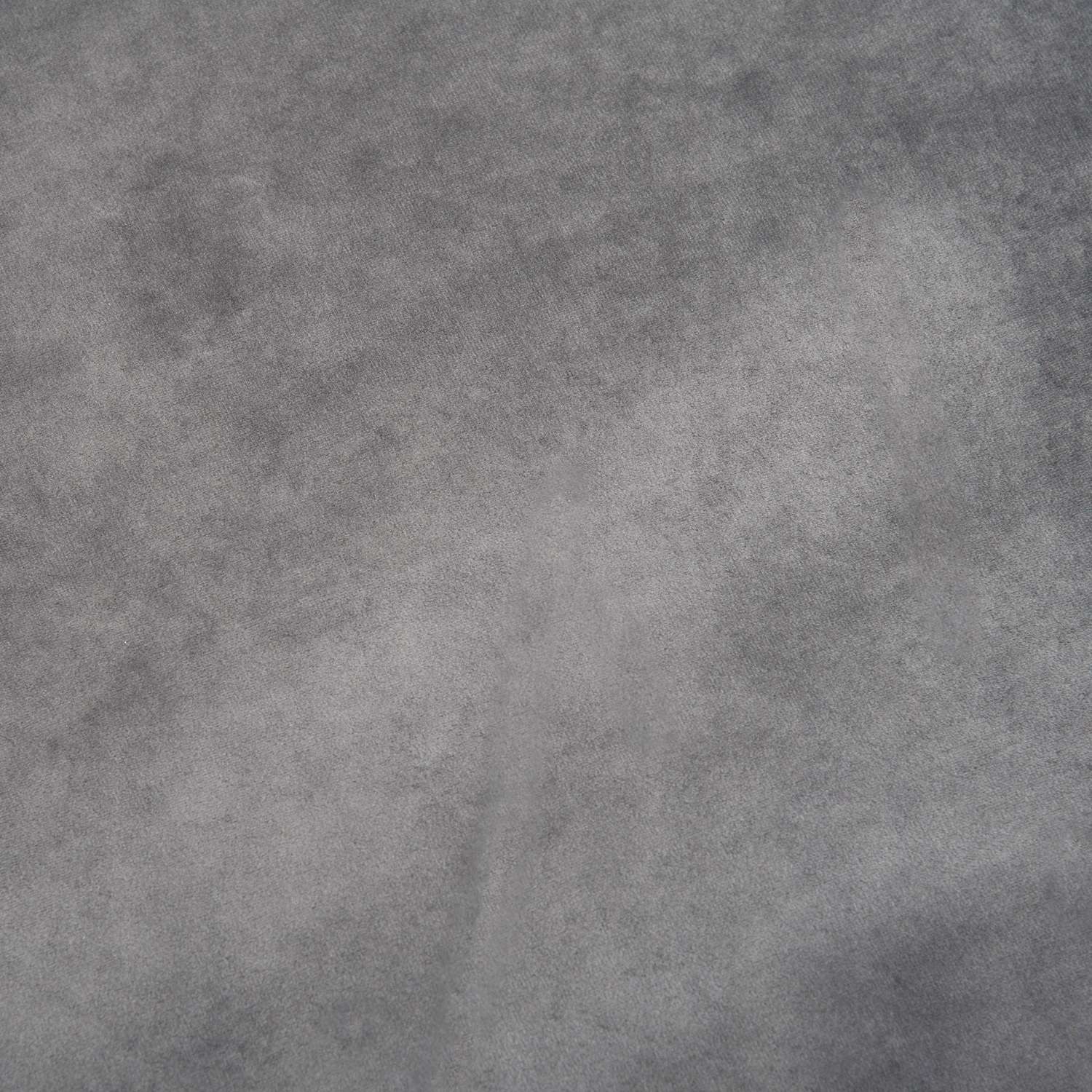 Rund hundsäng – sammetslen polyester, avtagbart överdrag, grå