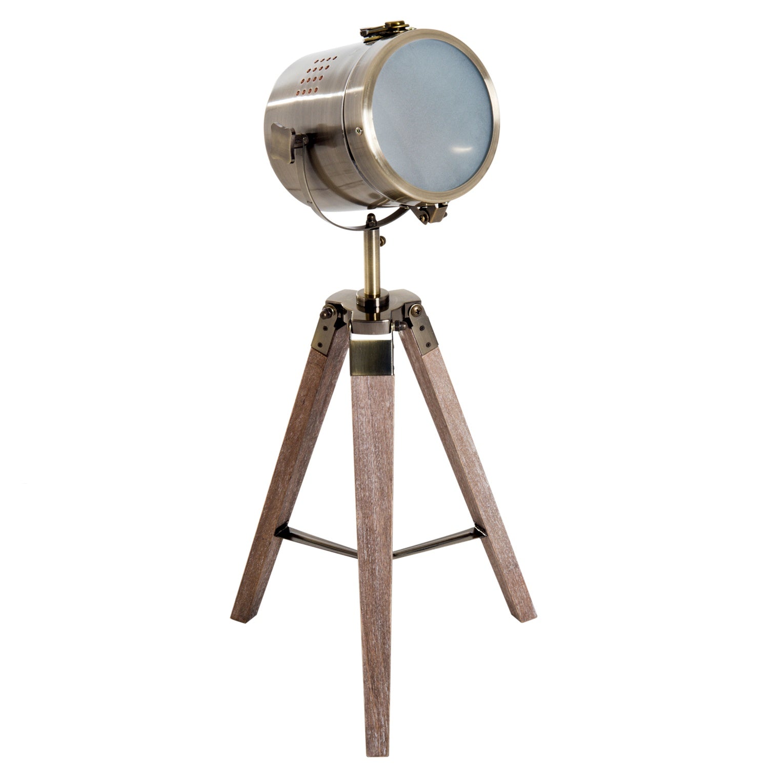 Stativ golvlampa, rostfritt stål, E14, 33x33x65cm