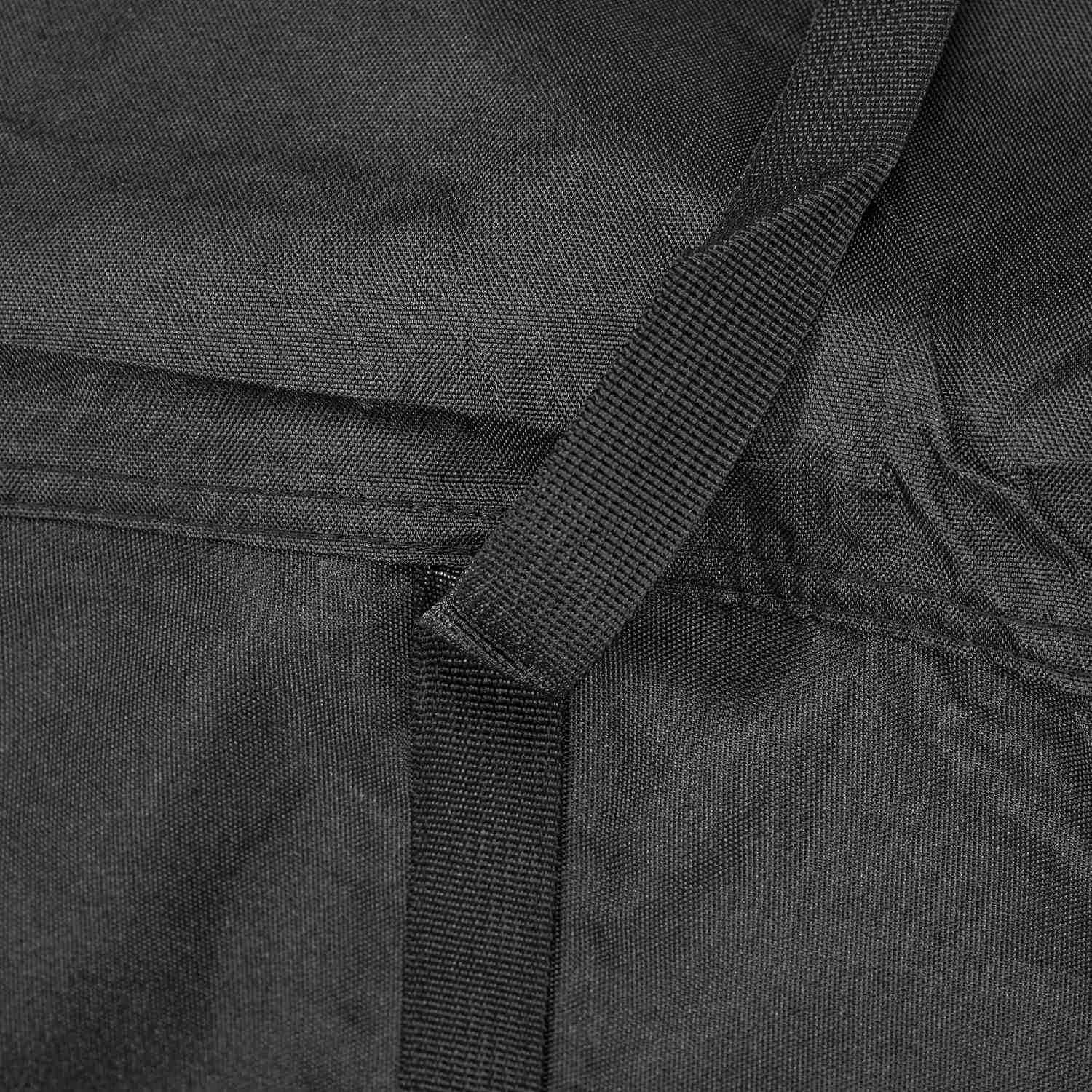 Černá voděodolná kempingová úložná taška 840L, UV30+, Heavy Duty