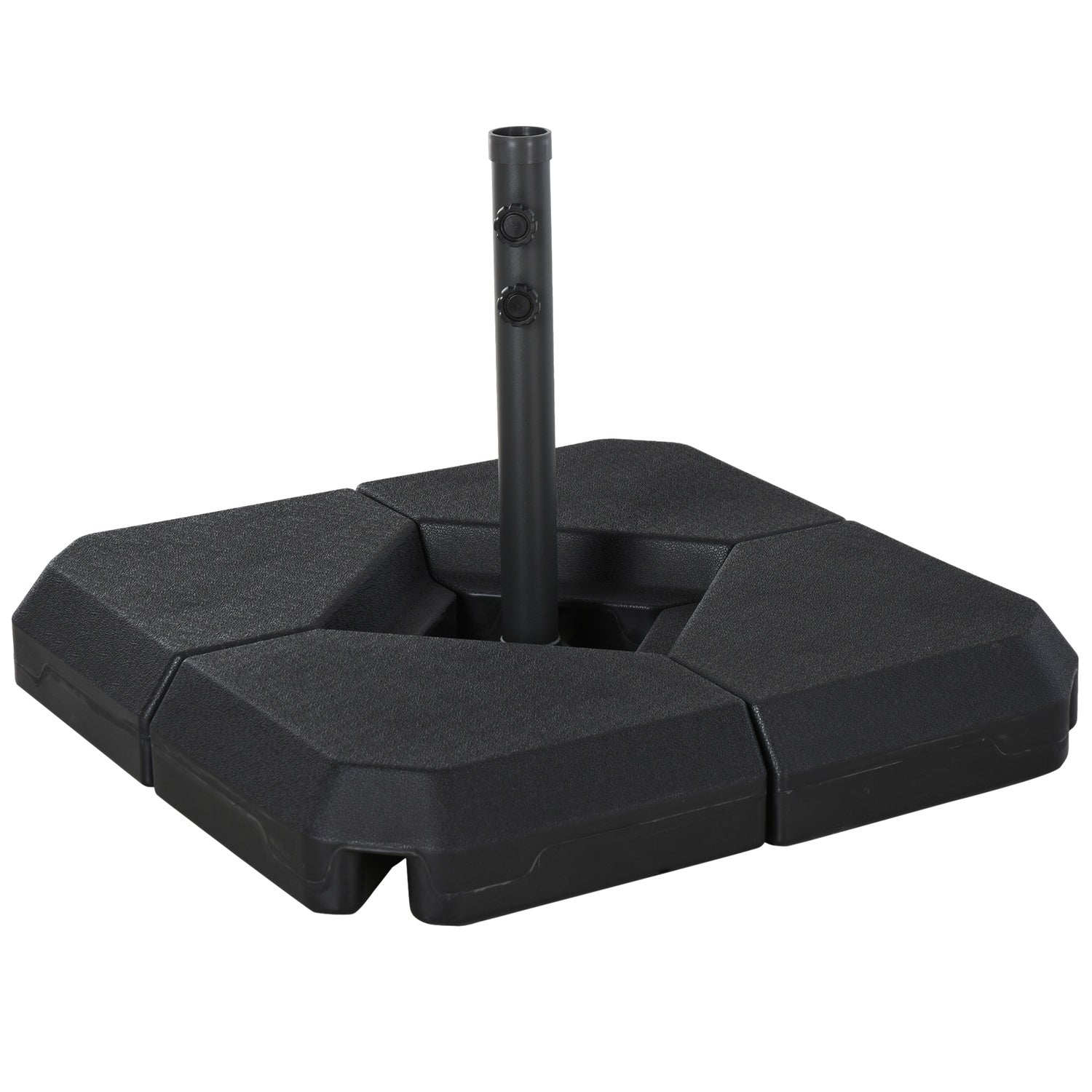 Svart HDPE paraplyställ – hållbart och elegant