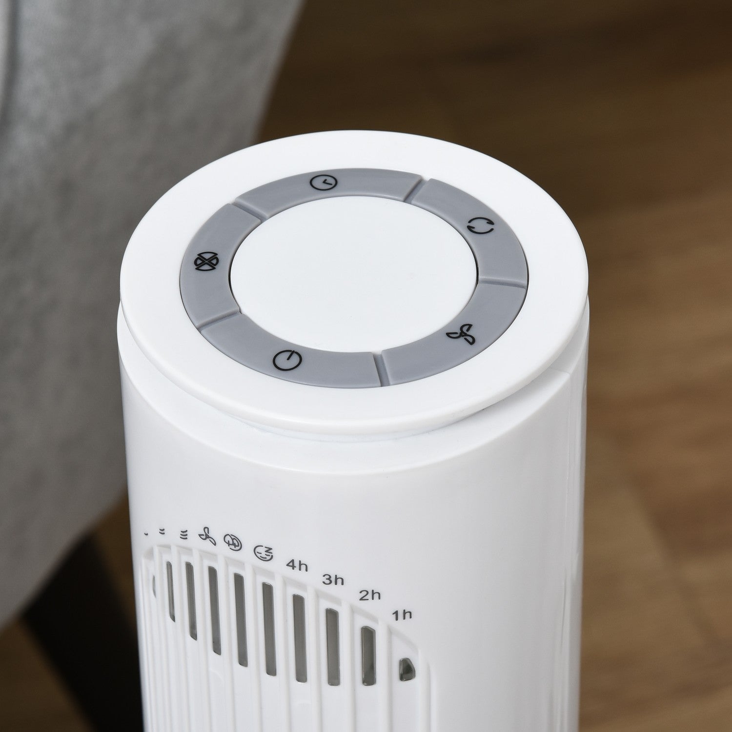 Tornfläkt med 70° oscillation, 77 cm, 45W, 3 hastigheter