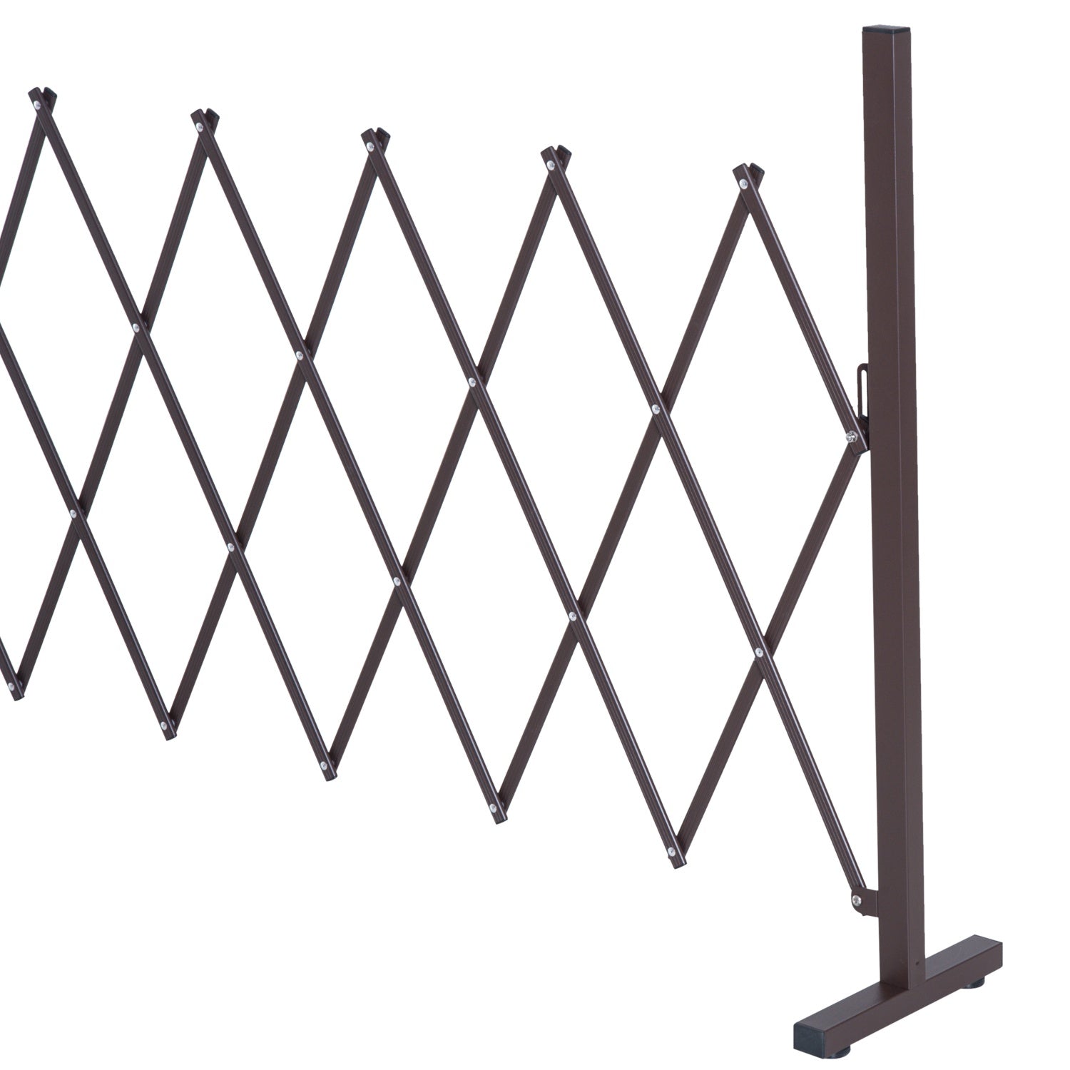Utdragbar saxport i aluminium – 35-300 cm, brun