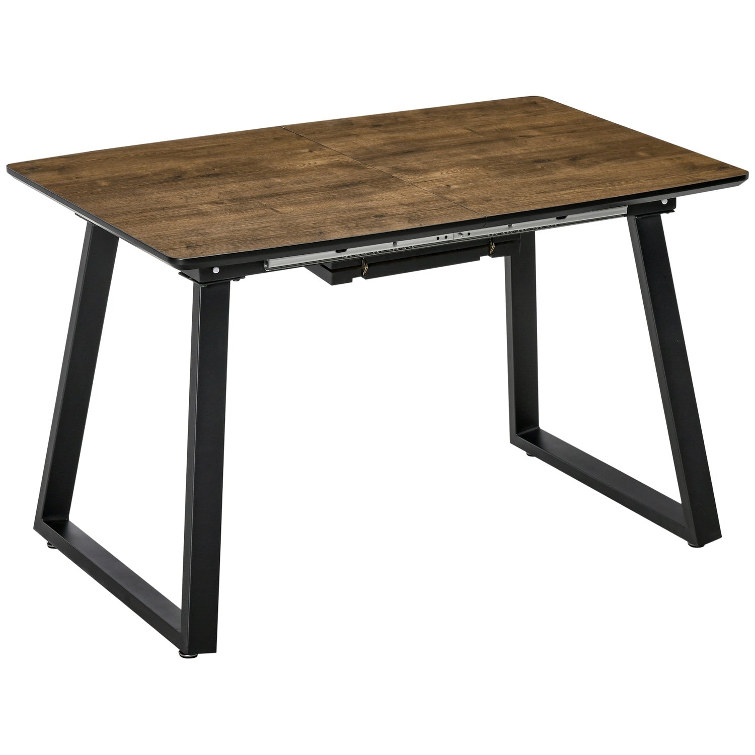 Utdragbart matbord, träfinish, intervall 120-160 cm