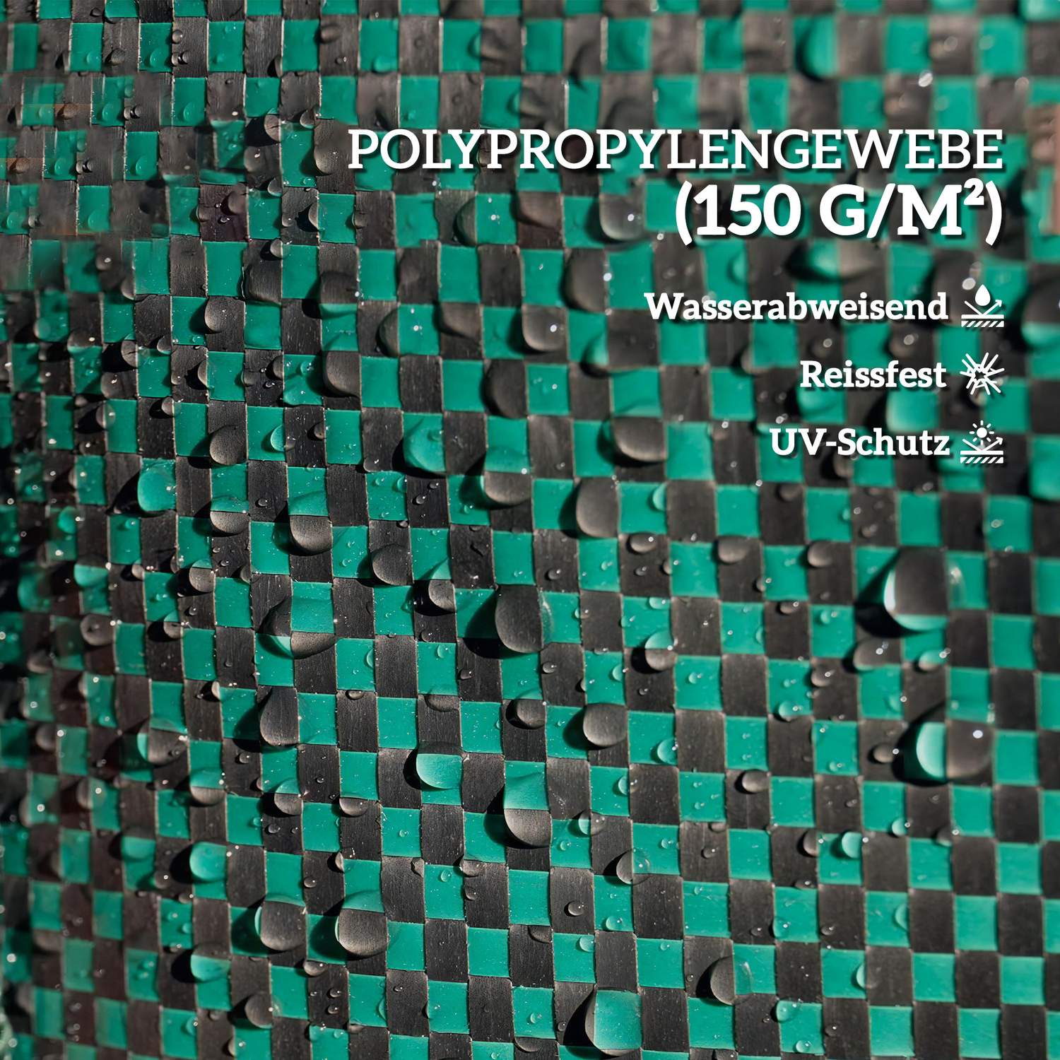 Vodotěsné samostatně stojící pytle na zahradní odpad, 3 kusy, 272L