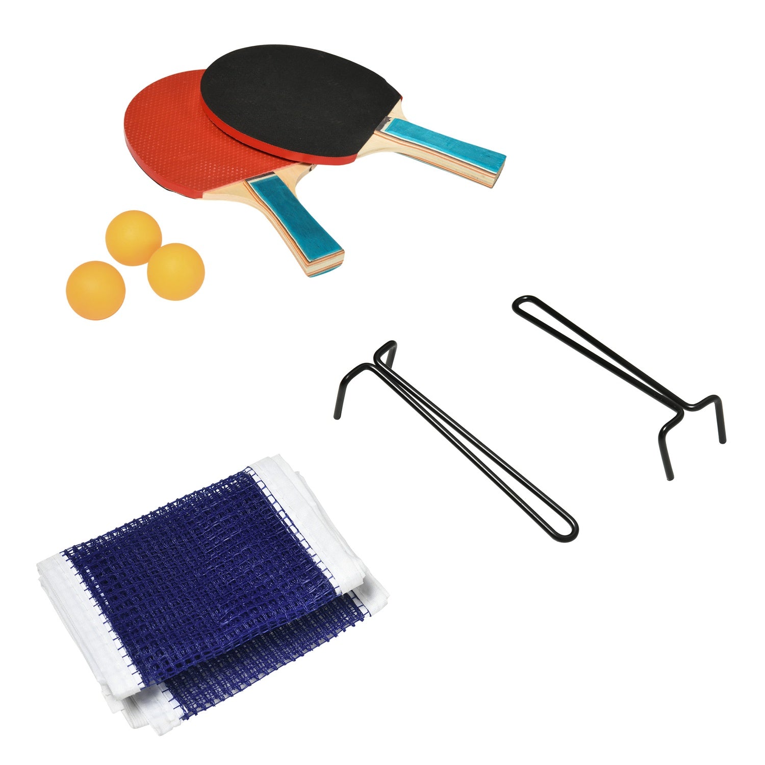 Vikbart inomhusbordtennisbord med hjul – Grön
