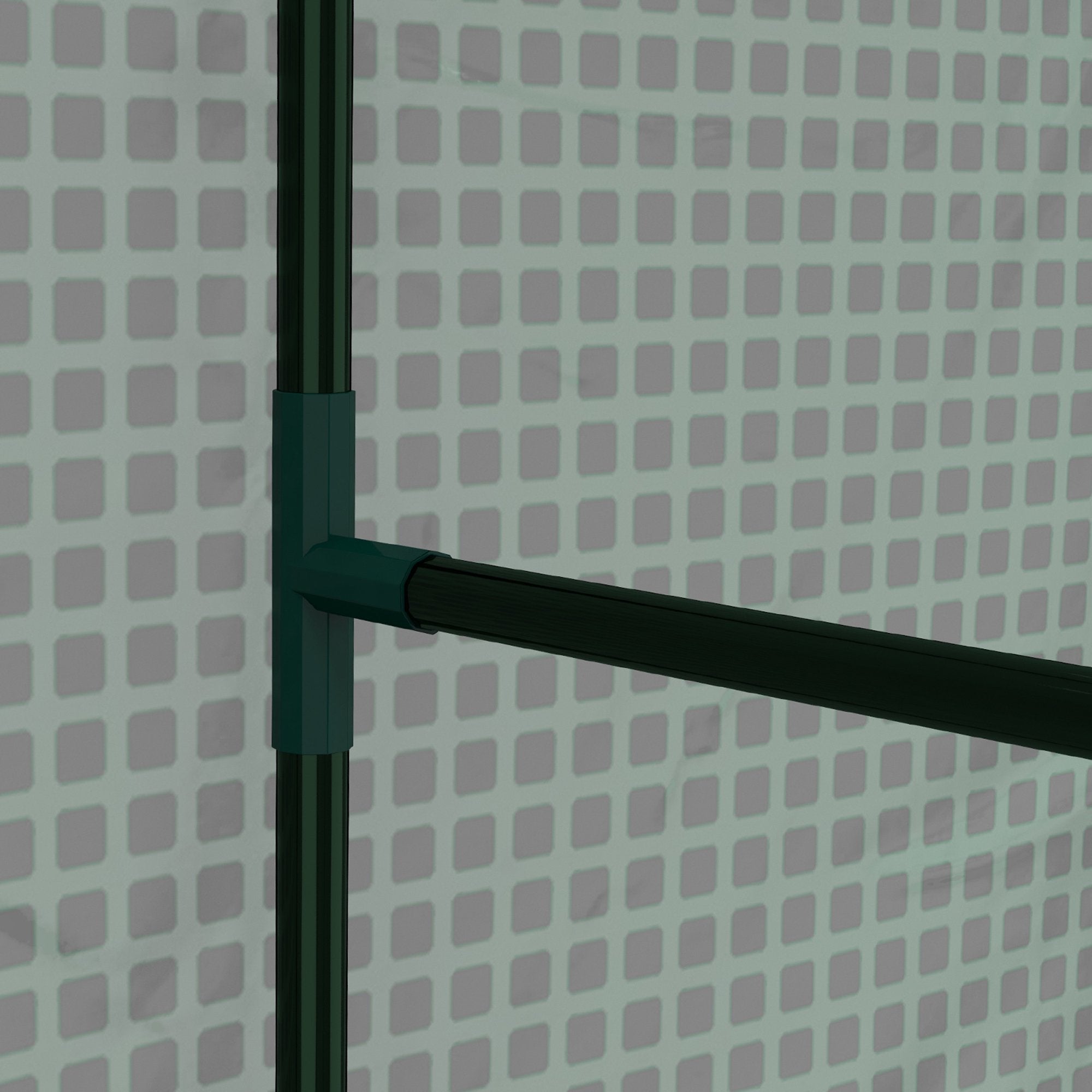 Växthus med rulldörr, 100x80x150 cm, UV-resistent