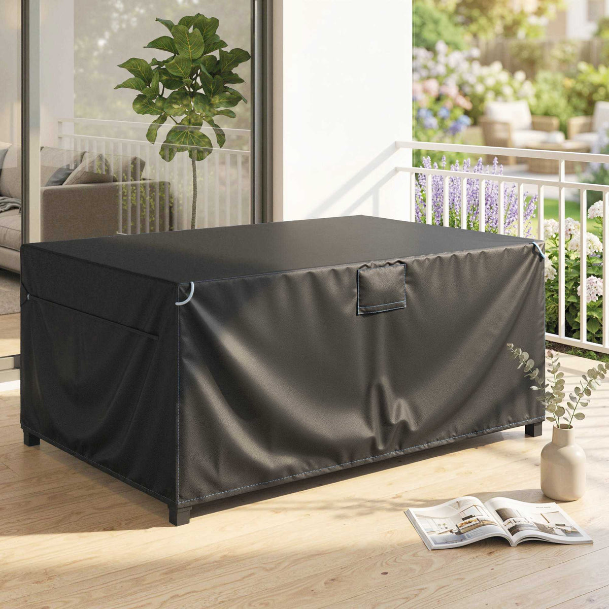 Kryt na venkovní nábytek, voděodolný Oxford 420D, 180x120x74cm