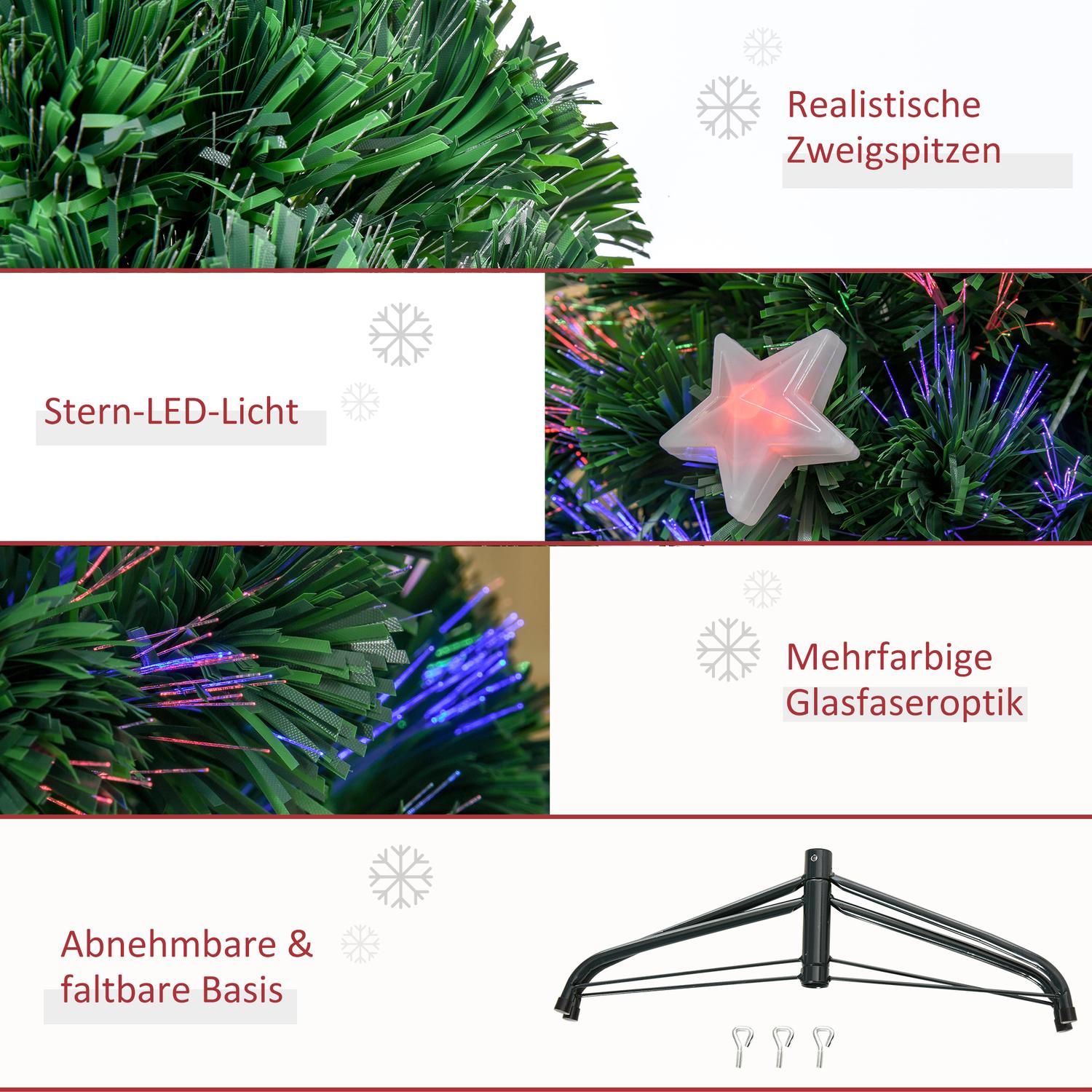 120 cm LED konstgjord julgran med 16 ljus