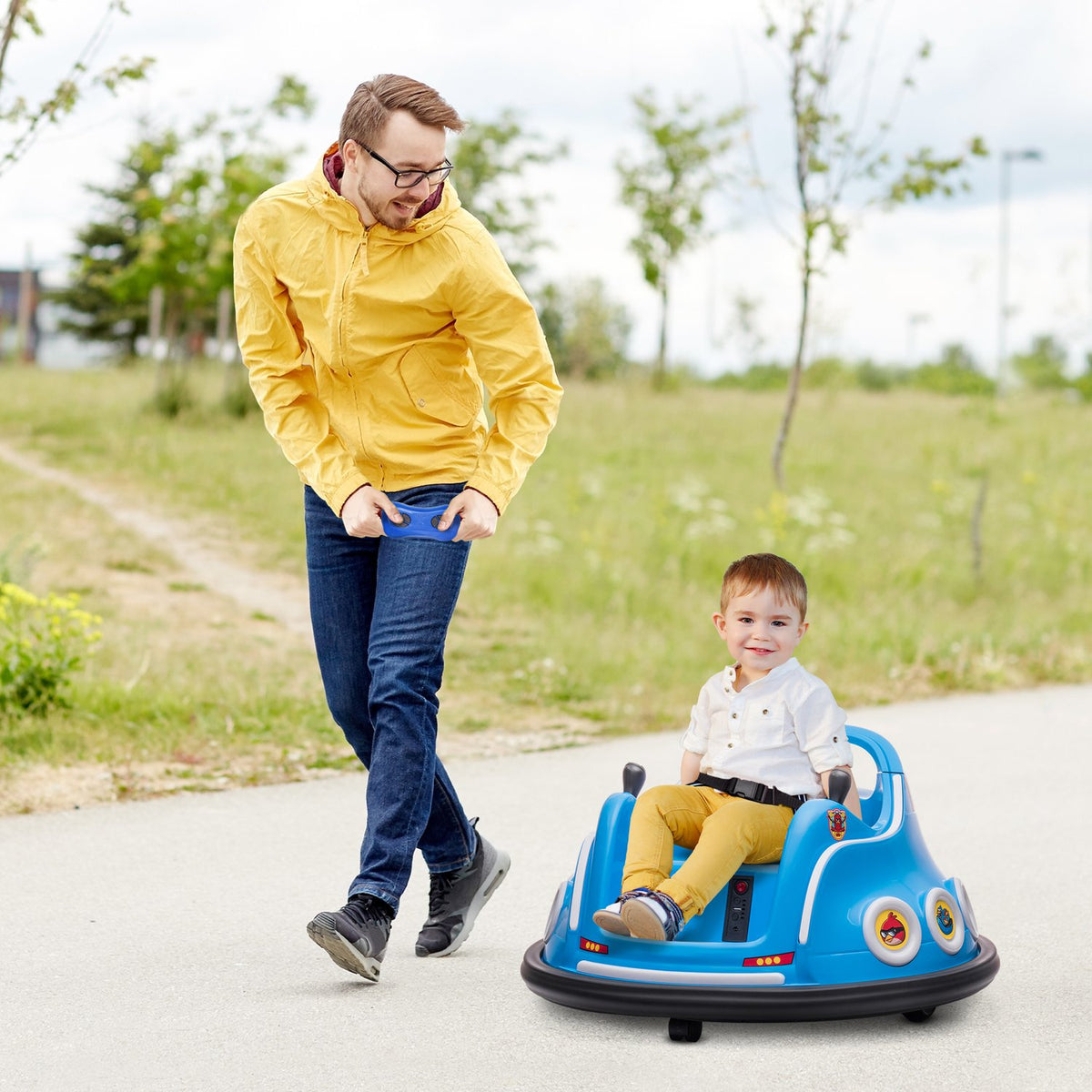 Dětské elektrické autíčko 12V Bumper Car, dálkové ovládání, otáčení o 360°