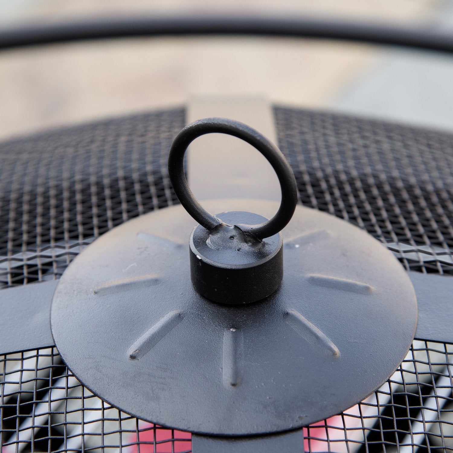 2-i-1 Fire Pit & Grill med gnistskydd Ø82 Cm