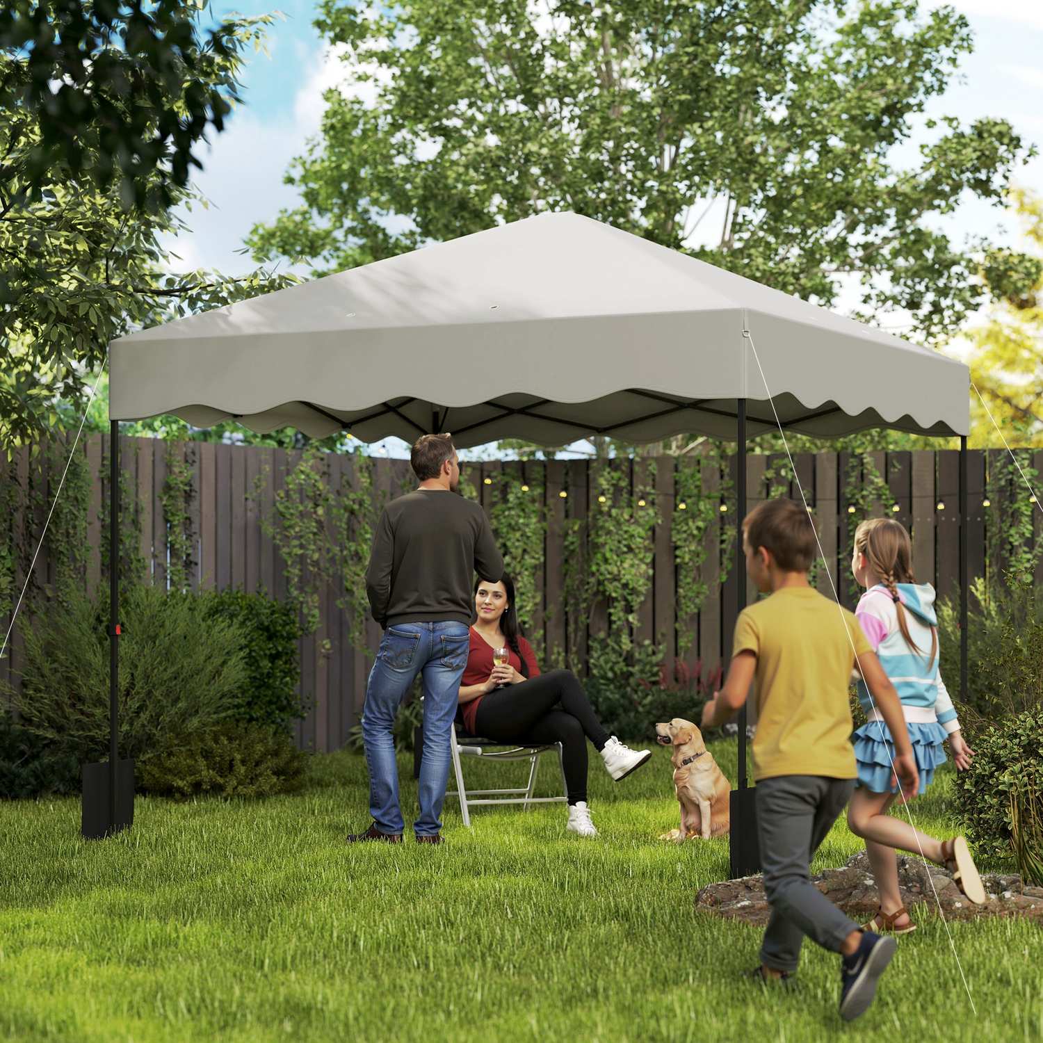 Pavilon 3x3m typu pop-up, vodoodpudivý, s ochranou UV 50+