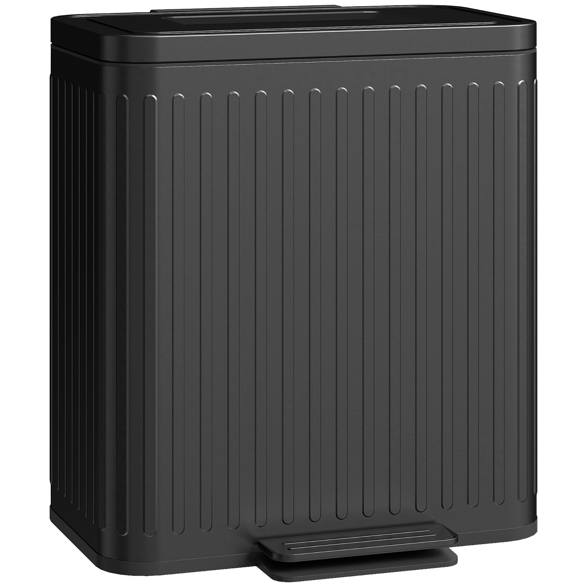 40L dubbel pedalhink, metall, 2 x 20L kapacitet