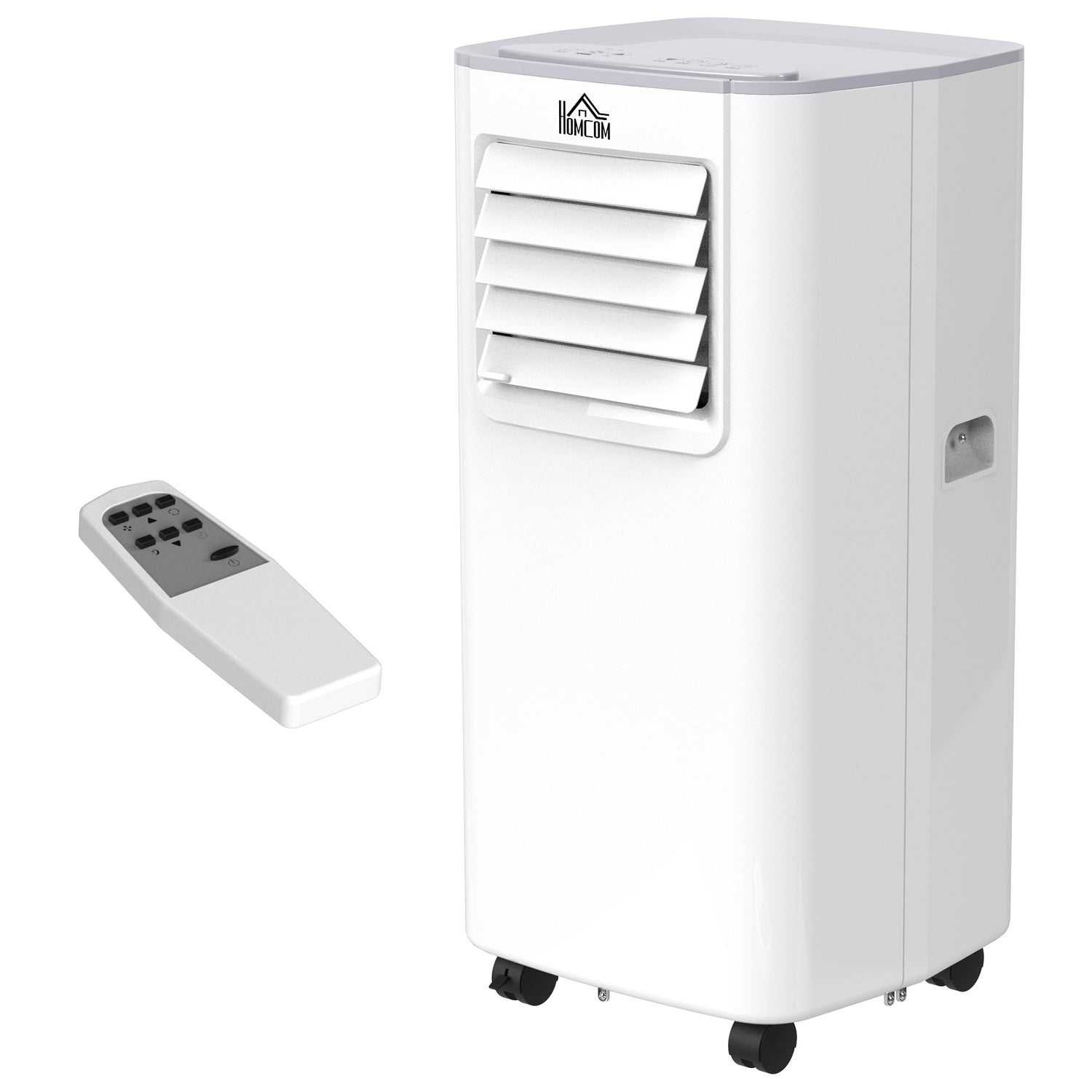 4-i-1 bärbar luftkonditionering, fjärrkontroll och timer, 560W