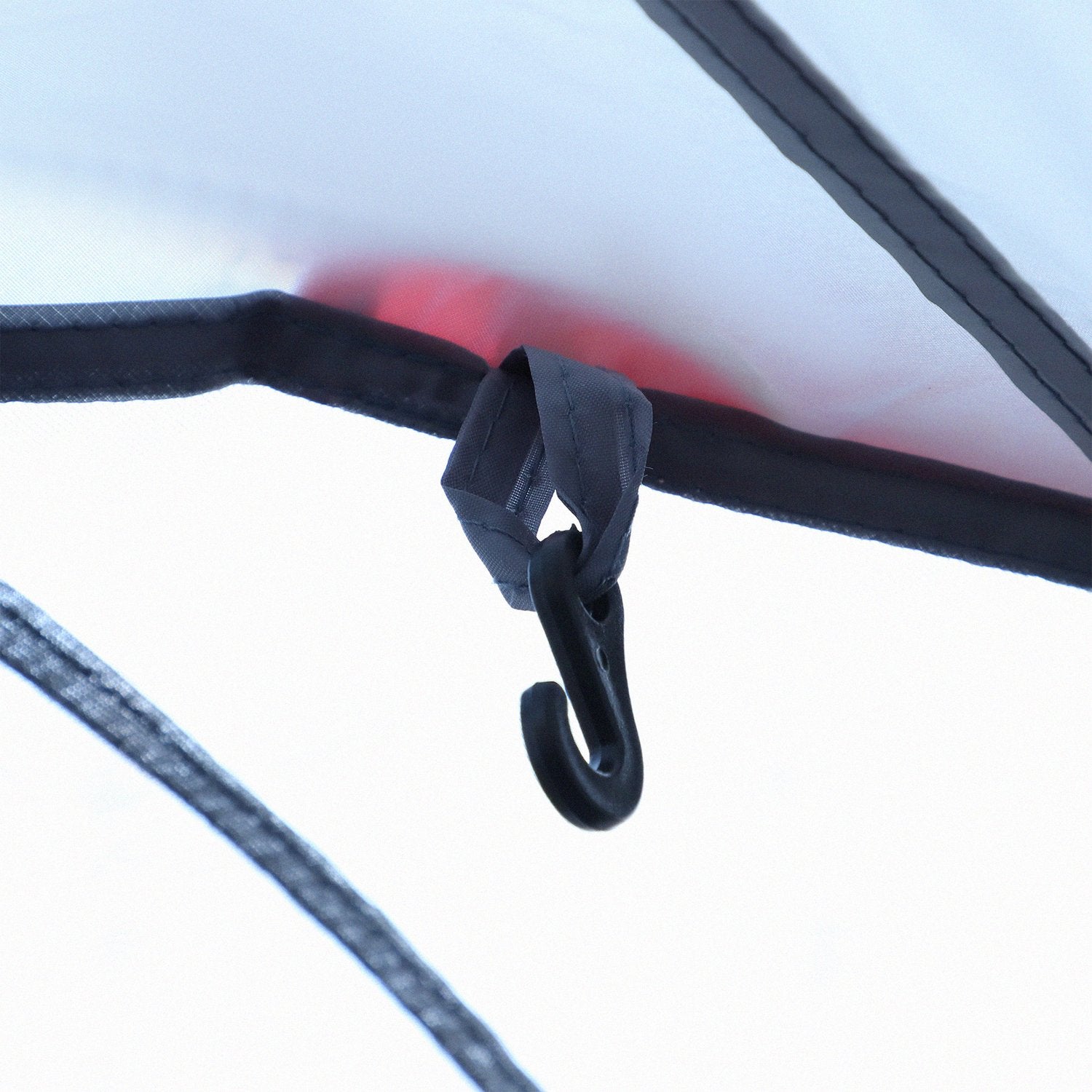 5-6 personers grått campingtunneltält med pinnar – polyester