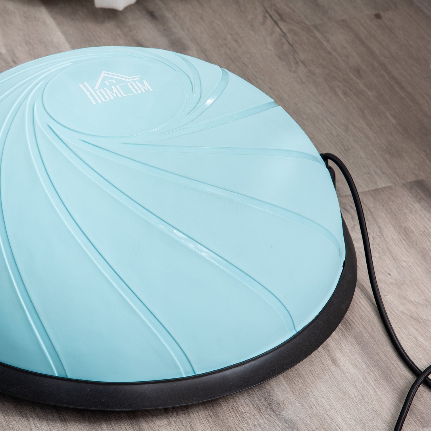 58 cm Half Yoga Ball Trainer med rep för balansstabilitet