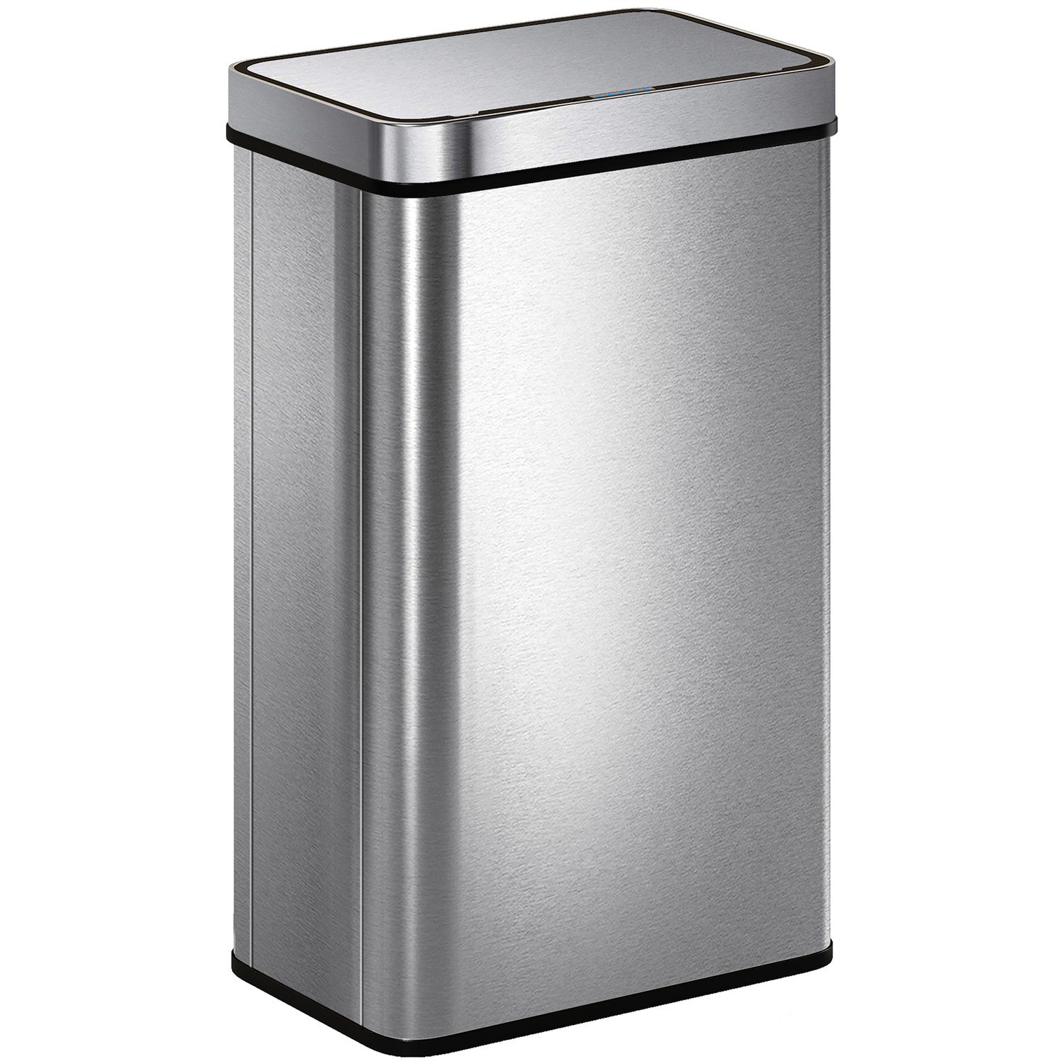 60L rostfri papperskorg med sensor, automatiskt lock