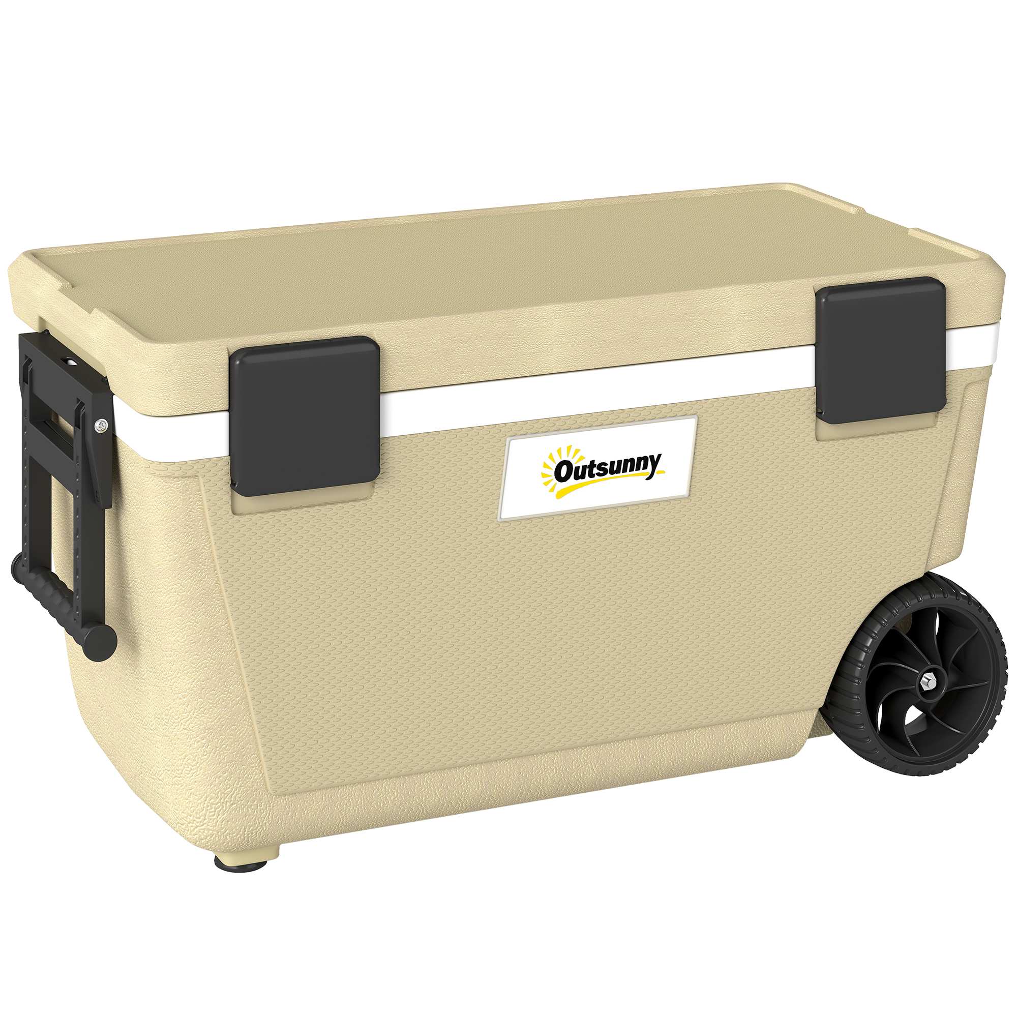70L kylbox med hjul, 72 timmars isolering, avtappningsventil
