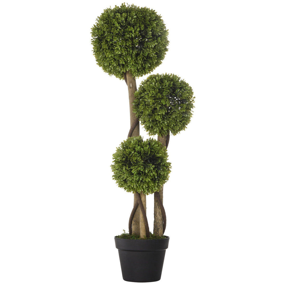 90cm buxus v květináči s UV ochranou – do interiéru i exteriéru