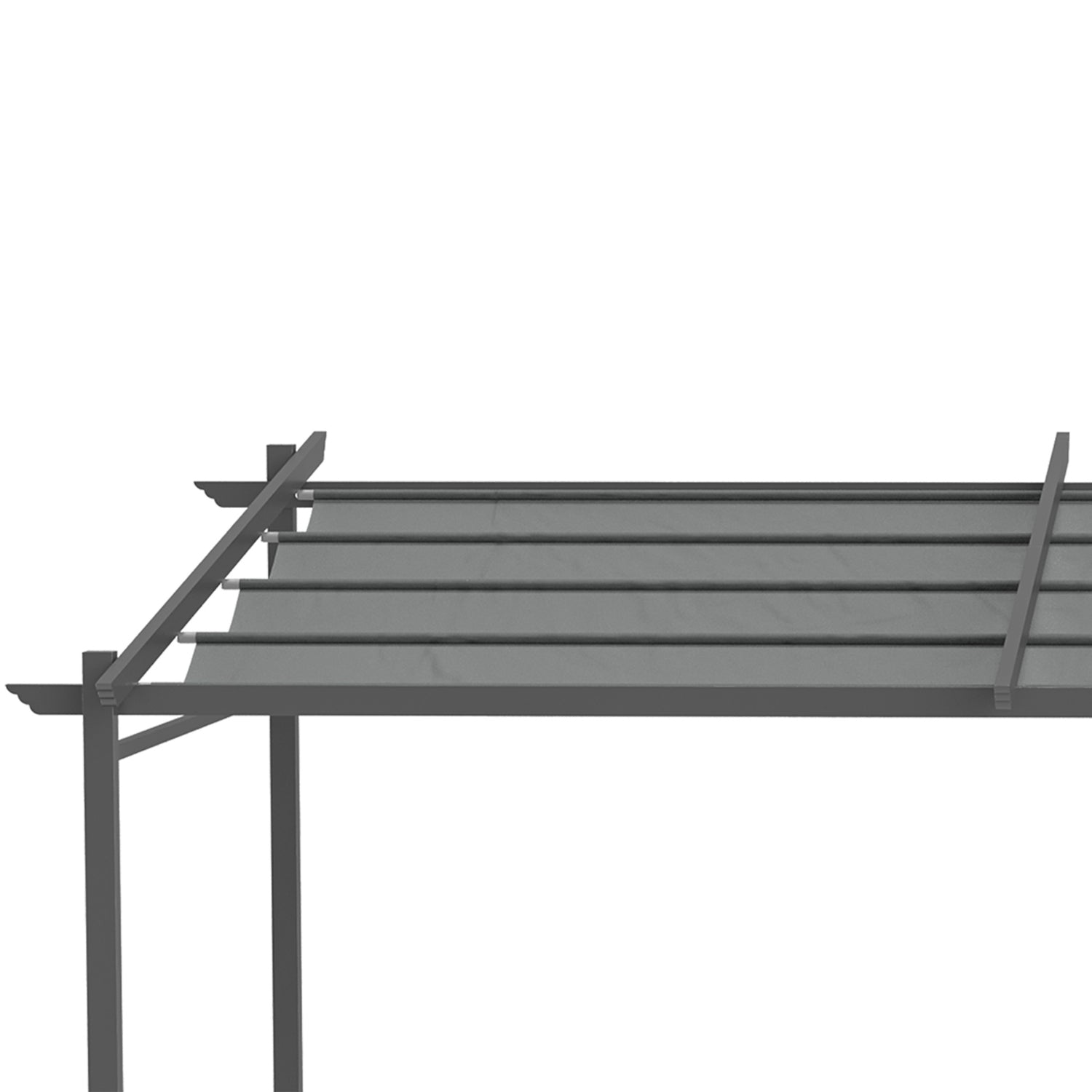 Hliníková pergola 4x3m, nastavitelná střecha, UV ochrana