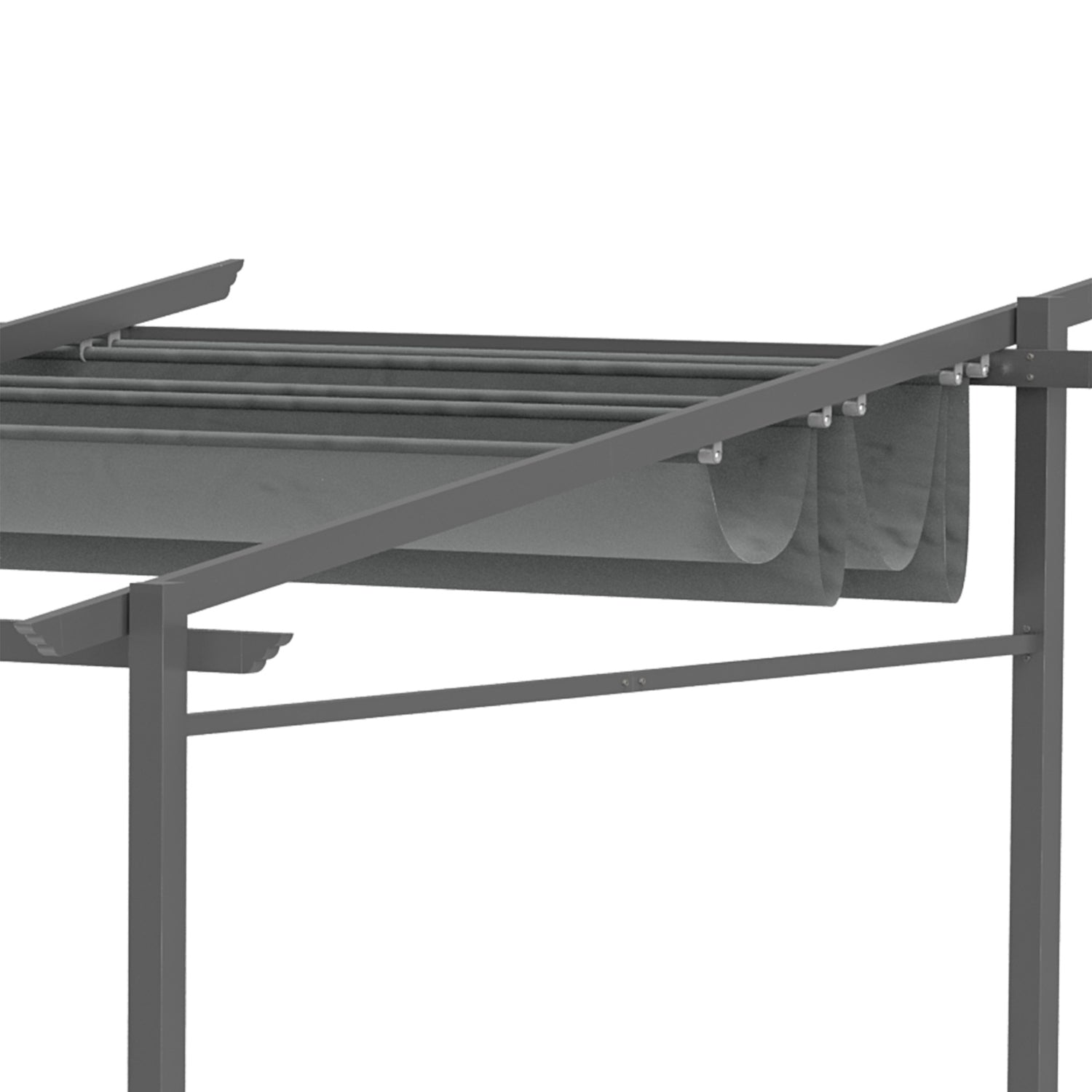 Hliníková pergola 4x3m, nastavitelná střecha, UV ochrana