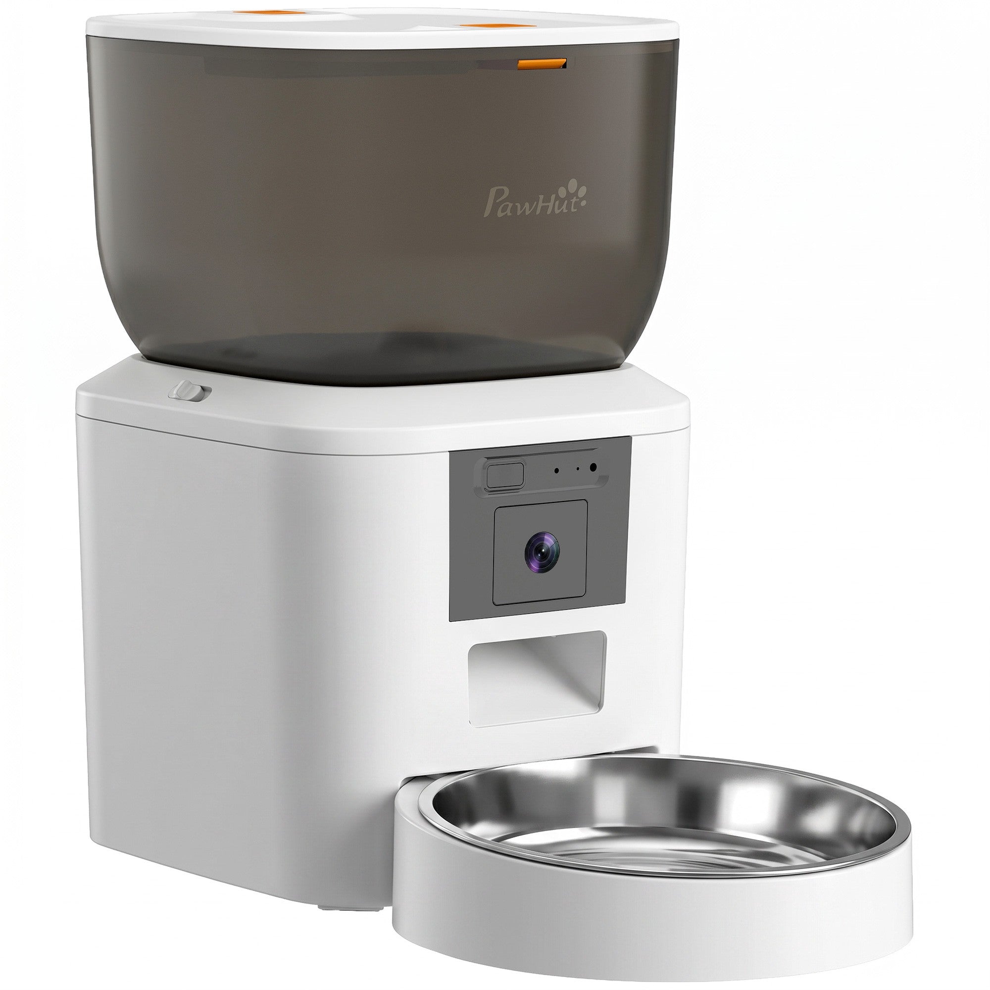 Automatisk kattmatare med kamera, 4L, 2.4GHz WiFi, appstyrning