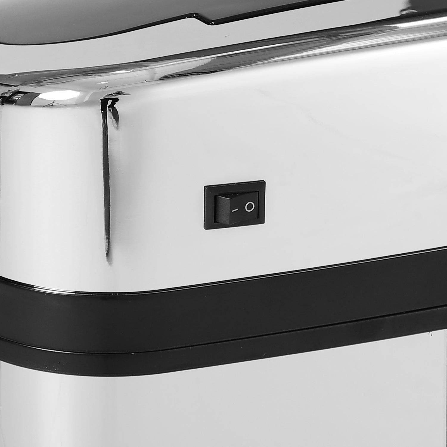 Automatisk sensorsoptunna, 30L, fyrkantig rostfritt stål