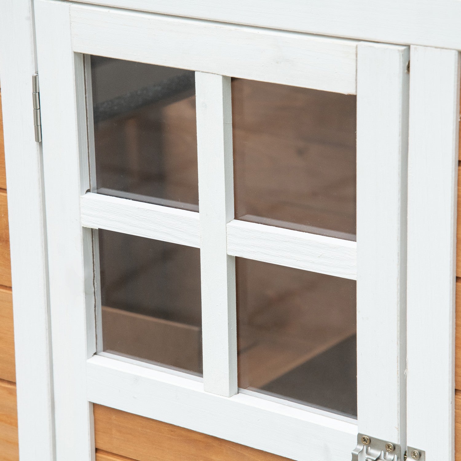 Bantam Chicken Coop med Run, Nesting Box & Asfalttak