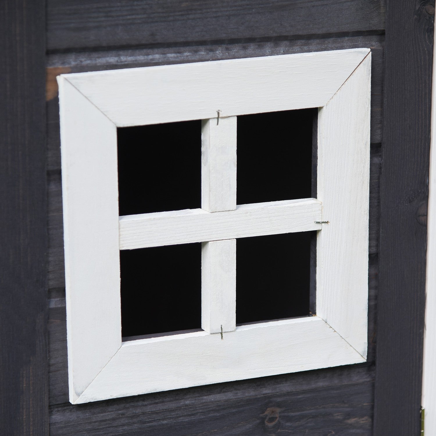 Bantam Chicken Coop med häcklåda & lekhage, grå