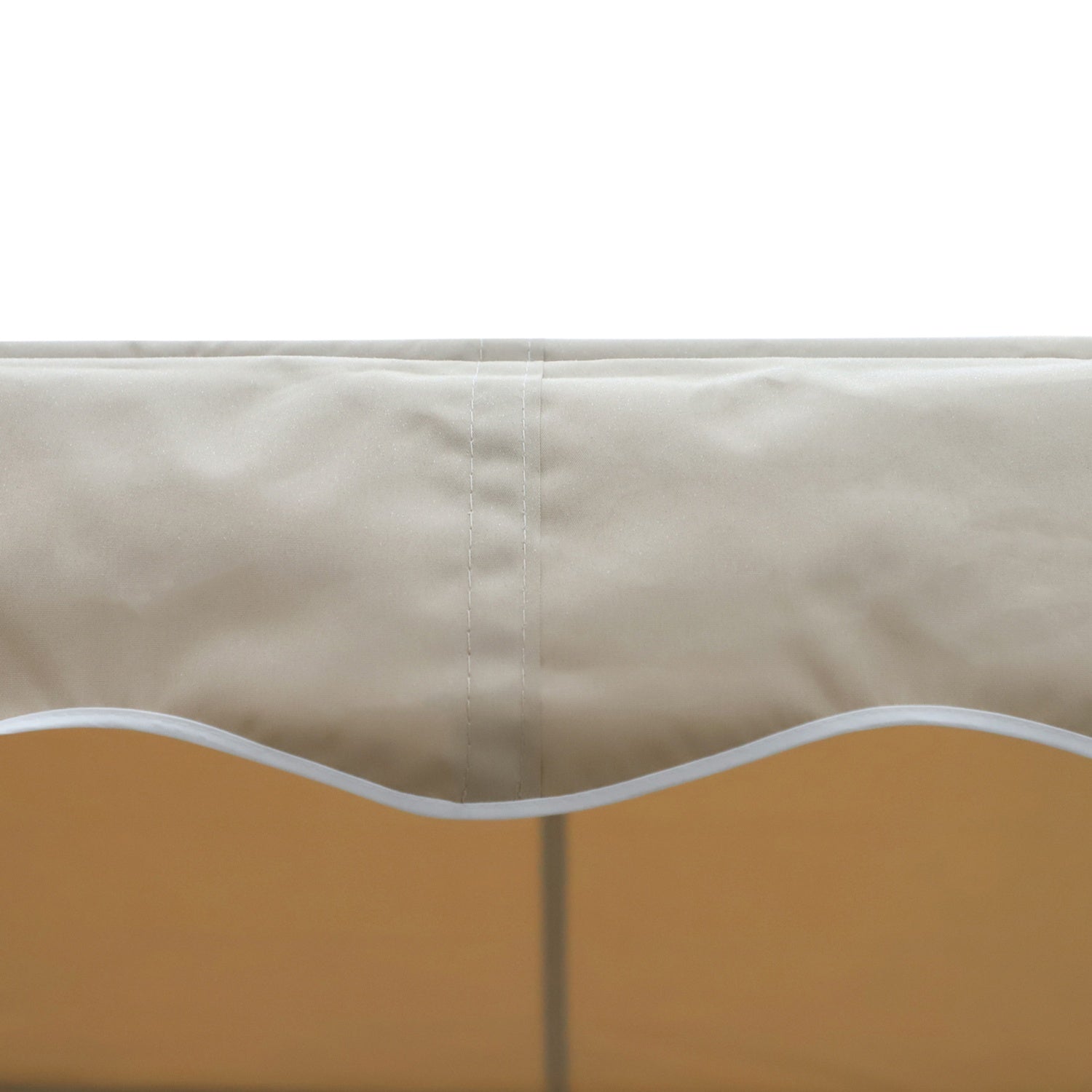 Beige Uteplatsmarkis Med Fällarm 3x3M