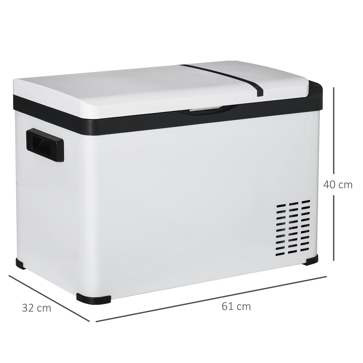 Bilkylbox 30L – LCD, Dual Voltage, Portabelt kylskåp