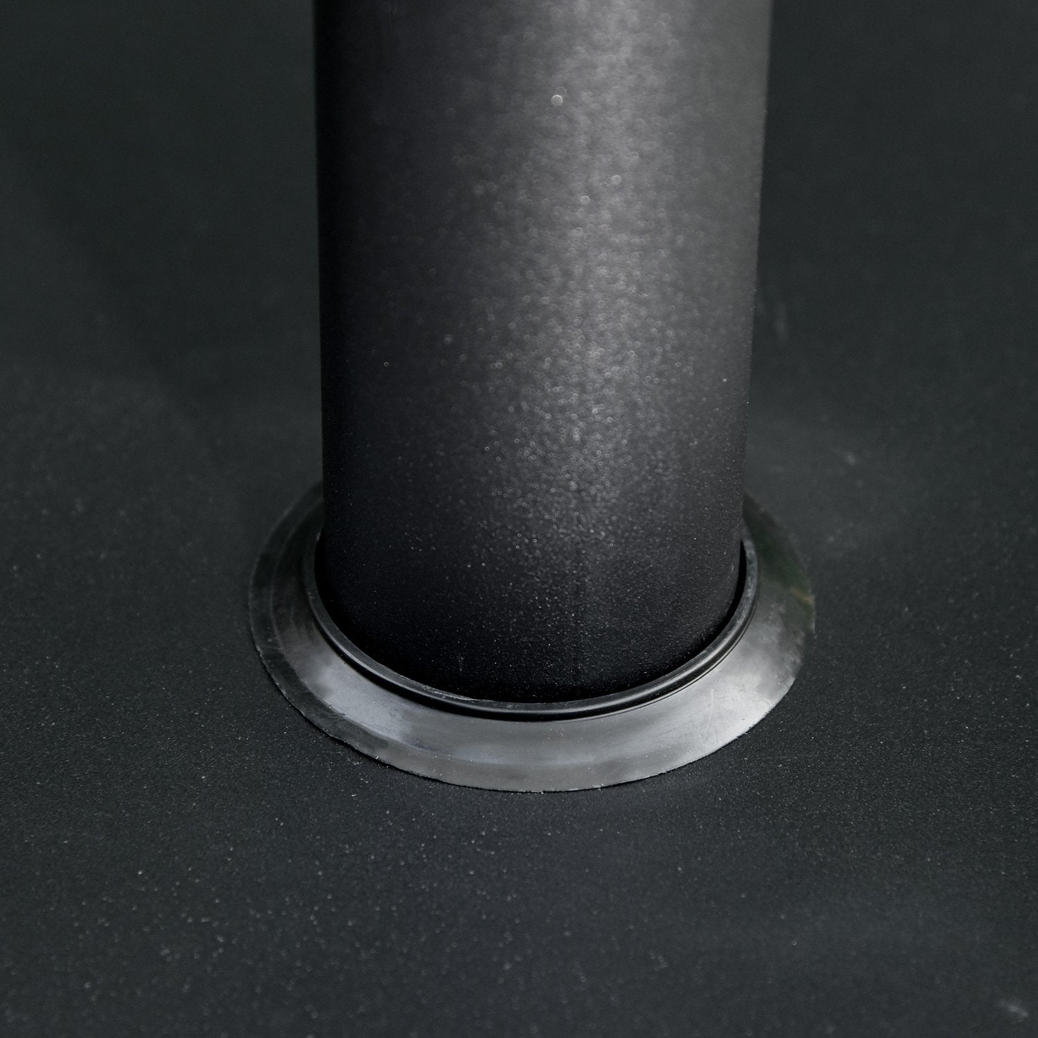 Black Metal & Cement Paraply Base, 13 Kg, Passar Ø35-48 Mm