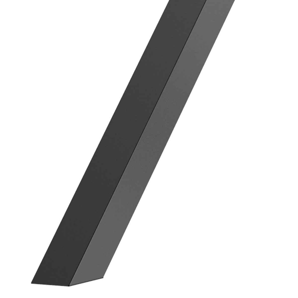 Černé ocelové nohy stolu ve tvaru X, sada 2 kusů, 72Cm