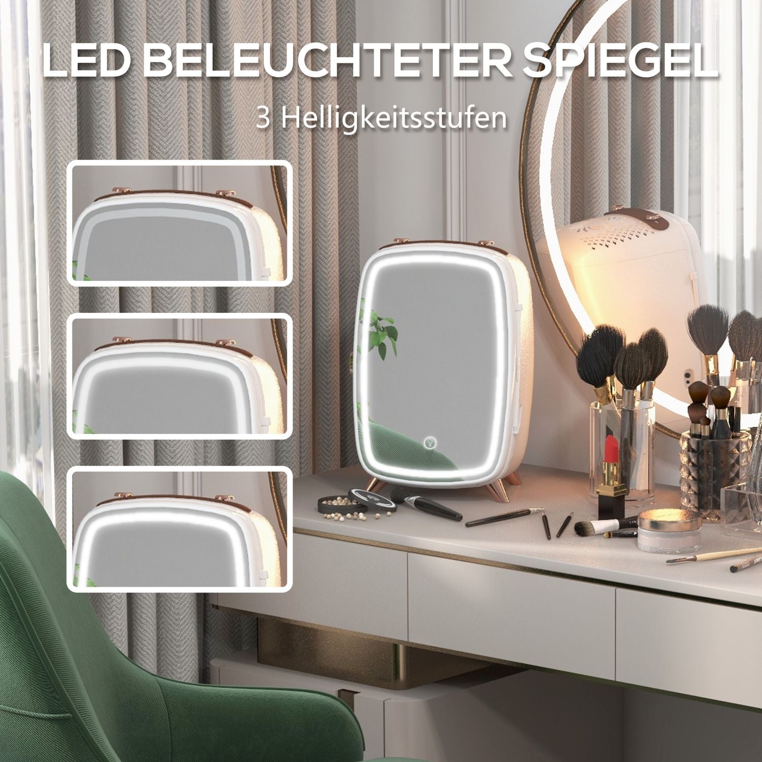 Přenosná 6L mini lednice – chladí kosmetiku a nápoje