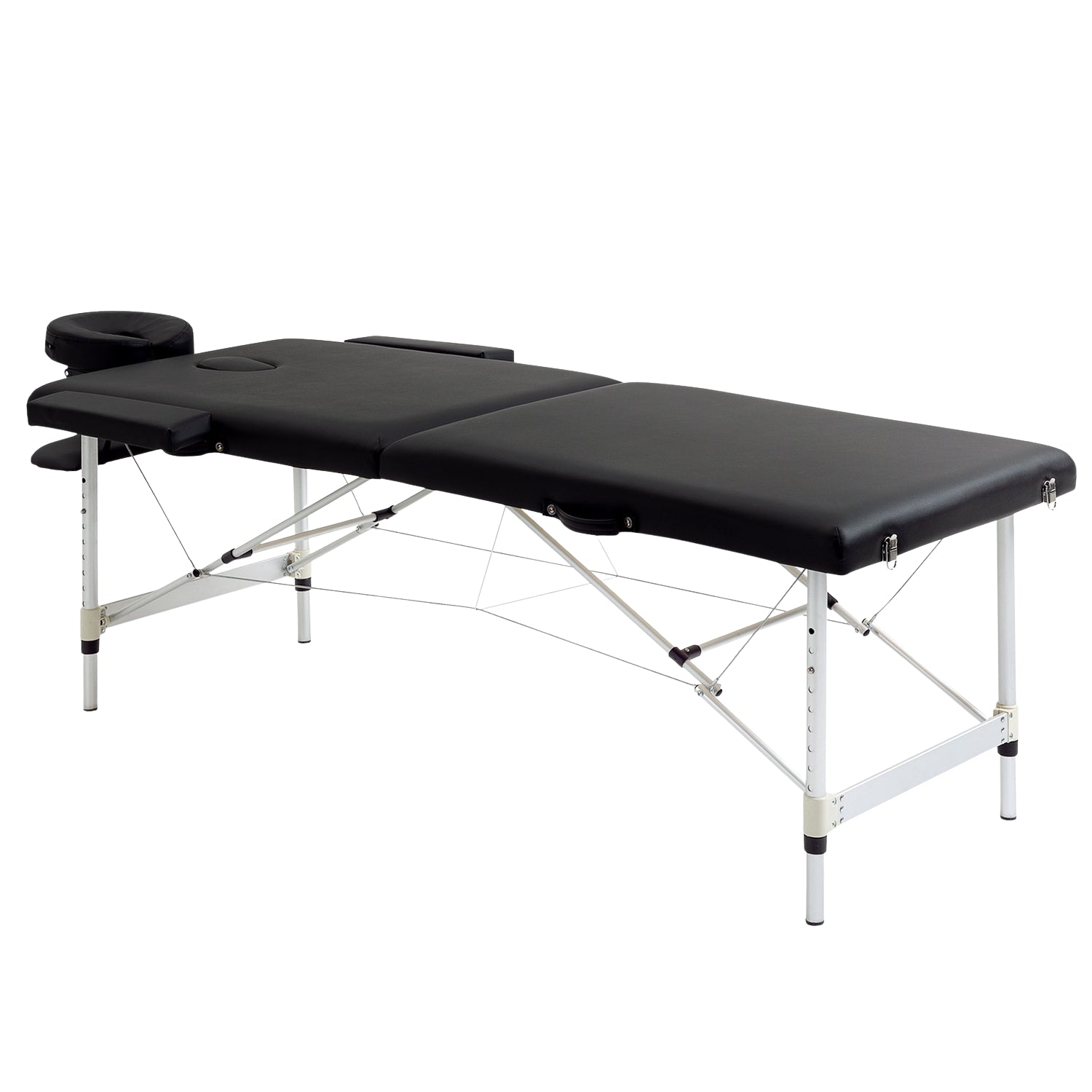 Bärbart massagebord med bärväska, justerbar höjd