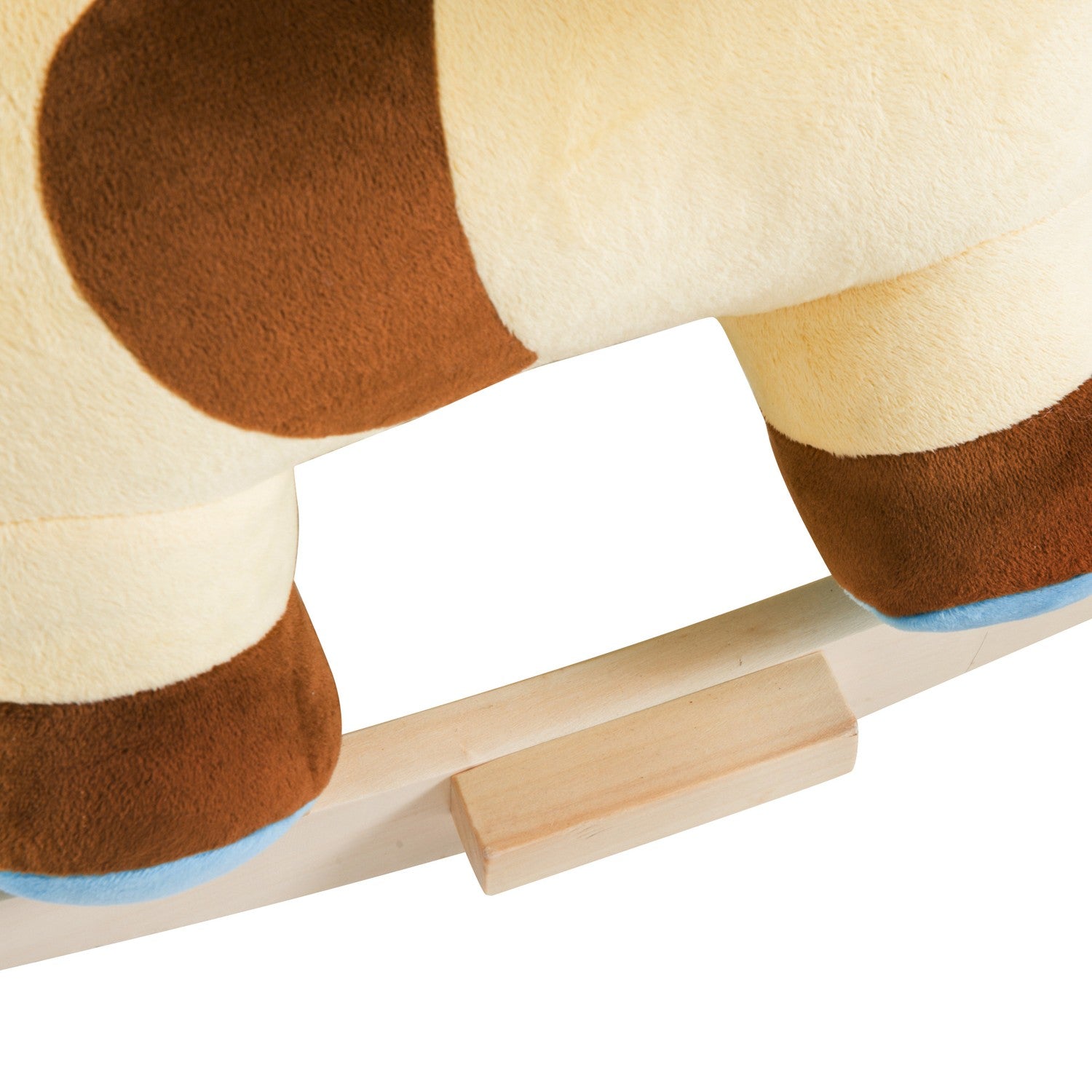 Brun & Gul Baby Rocking Cow Toy – 60x34x46 Cm