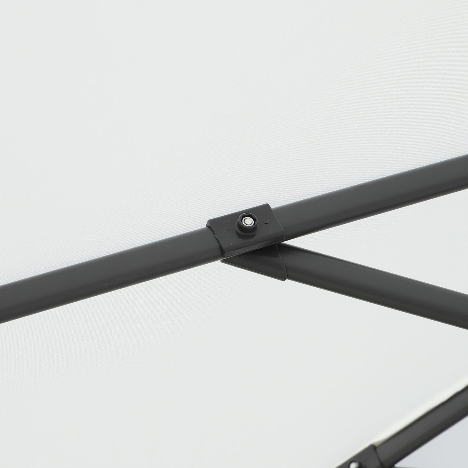 Cantilever Parasoll 245x245cm, Justerbar Lutning, Kräm
