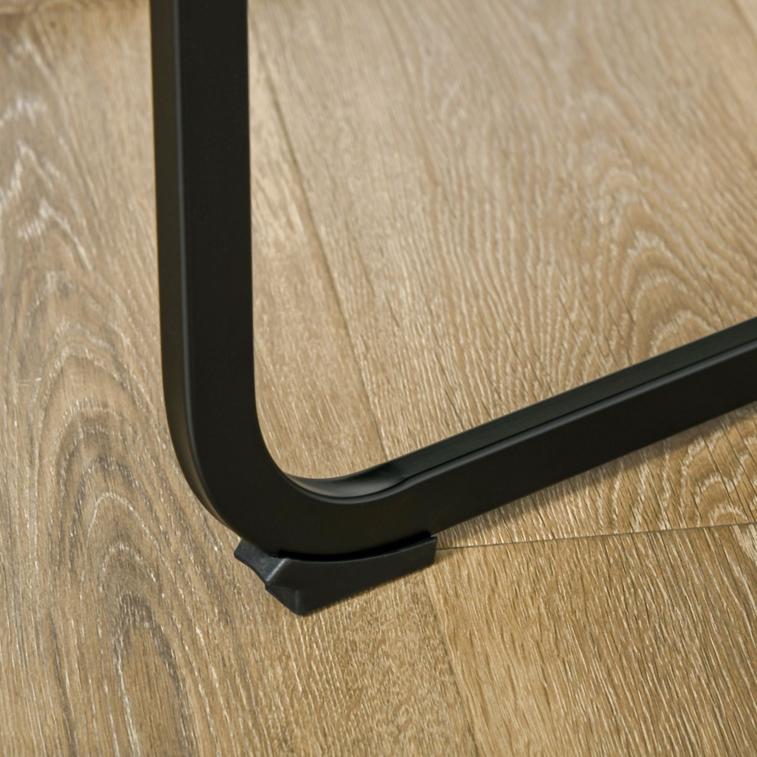 Cantilever matstolar, ergonomiskt set om 4, beige polyester