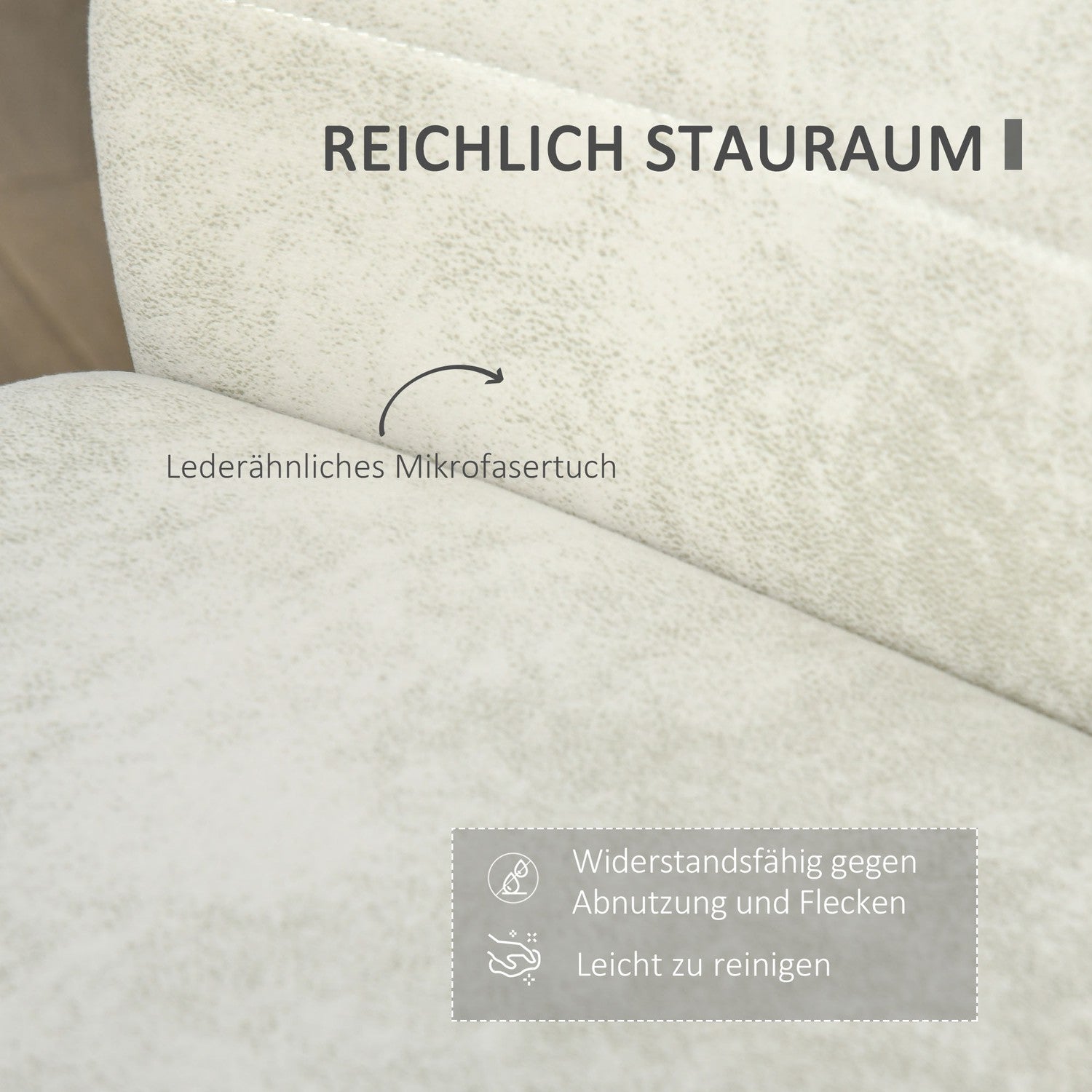 Cantilever matstolar, ergonomiskt set om 4, beige polyester