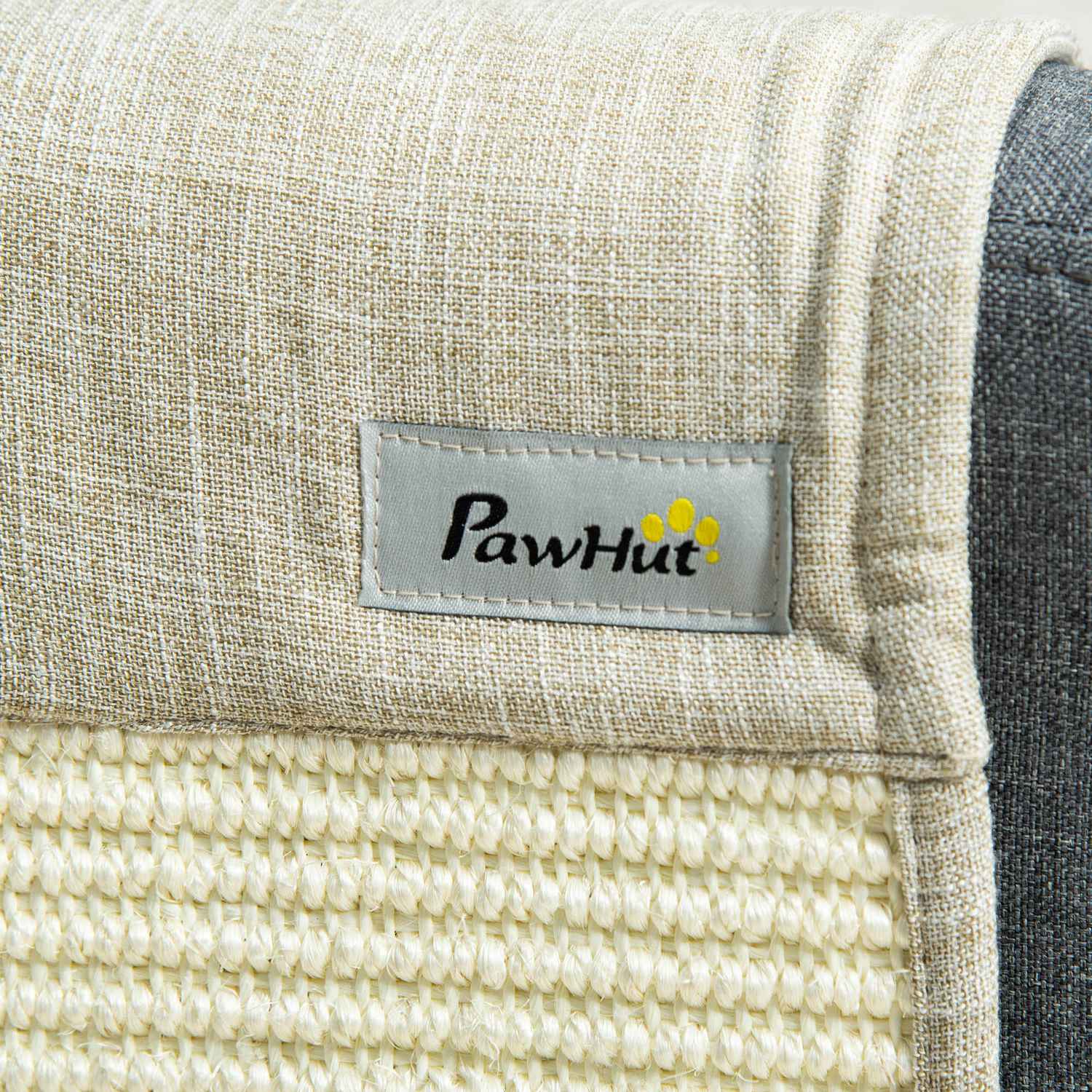 Cat Scratching Mat, Sisal Soffskyddsset – Beige/Grå