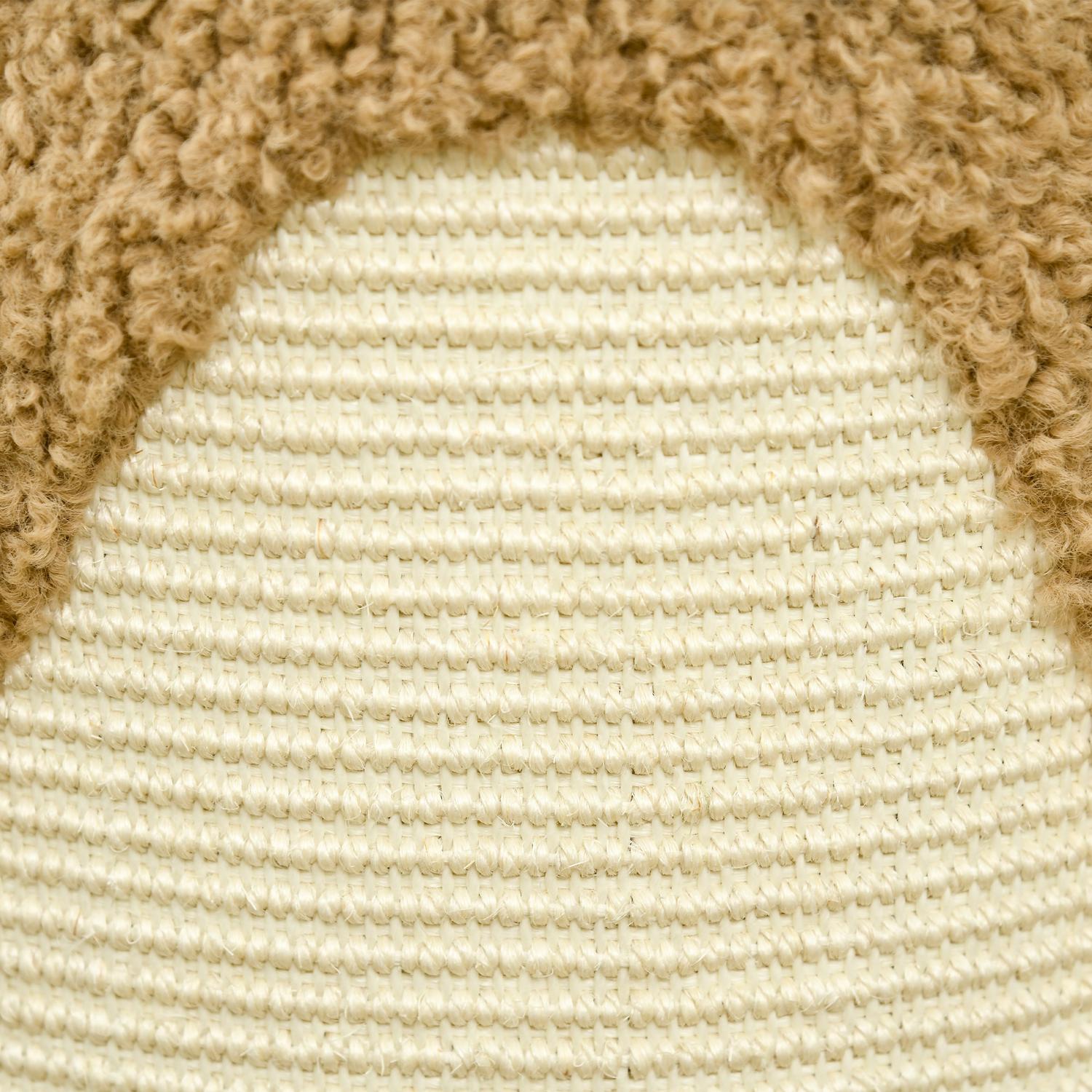 Cat Scratching Tower med grottor och bräda, ljusbrun, 66cm
