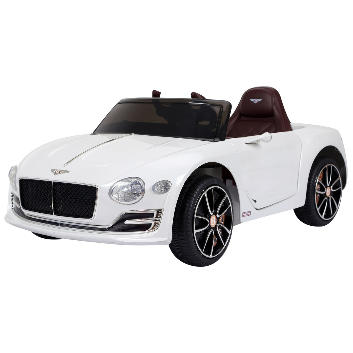 Elektrické dětské auto s dálkovým ovládáním – 2 motory, bílé, 108cm