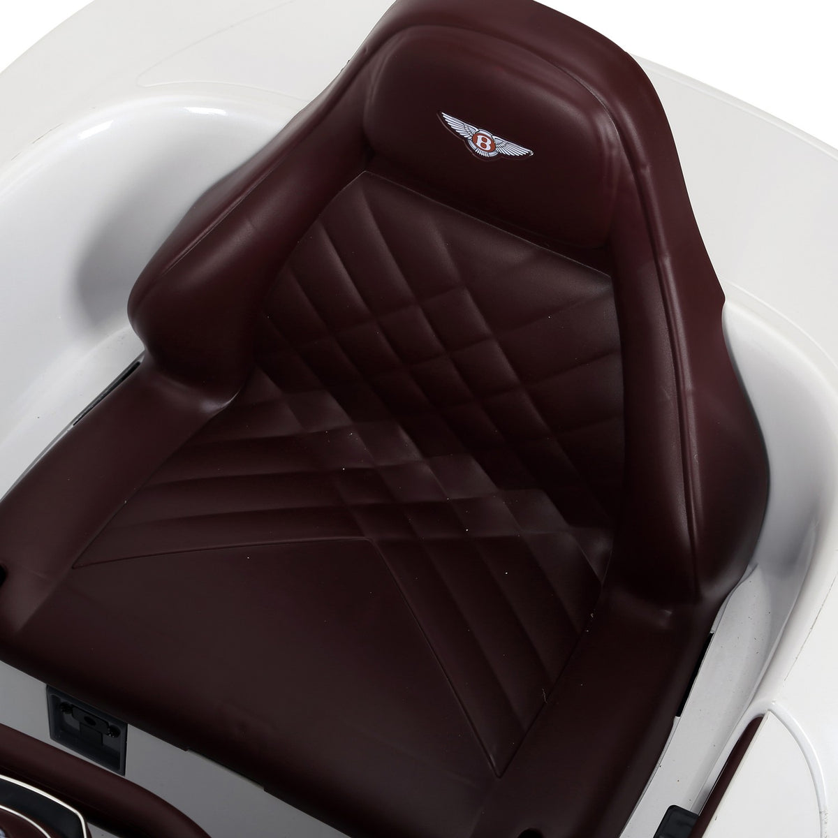 Elektrické dětské auto s dálkovým ovládáním – 2 motory, bílé, 108cm