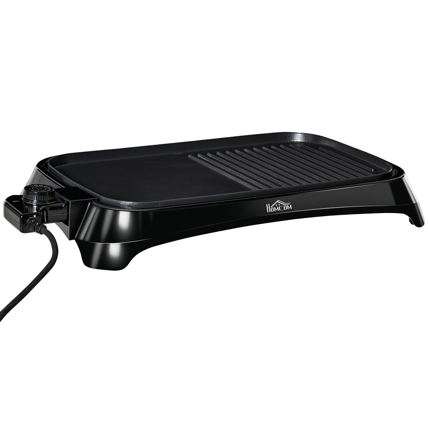 Elgrill, non-stick tallrik, justerbar termostat, 1600W