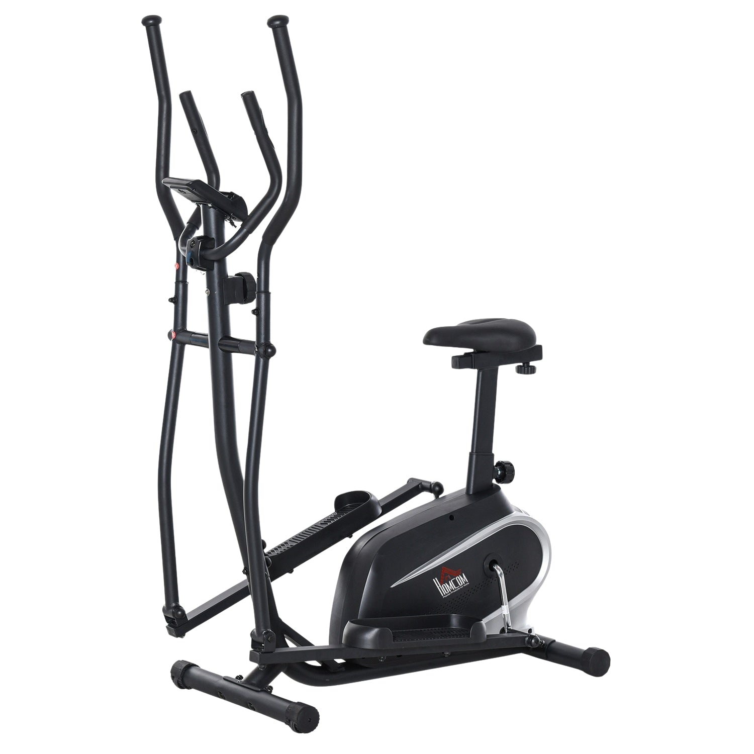 Elliptisk motionscykel, LCD-skärm, justerbart säte, 8 nivåer