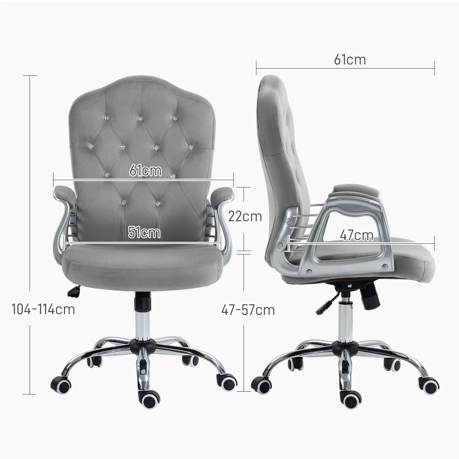 Ergonomická kancelářská židle z umělé kůže, nastavitelná, světle šedá