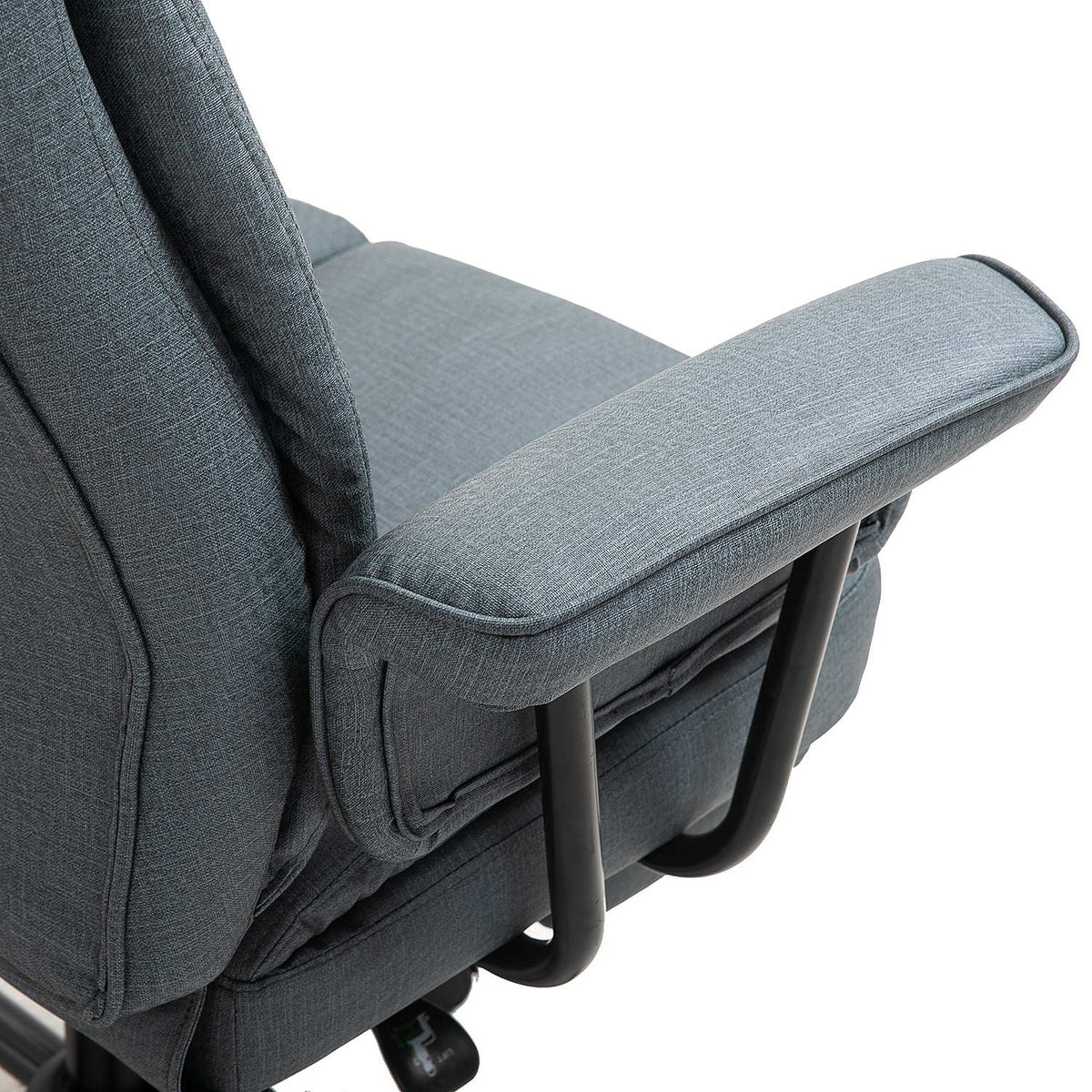Ergonomická kancelářská židle, nastavitelná, s opěrkou hlavy a podnožkou