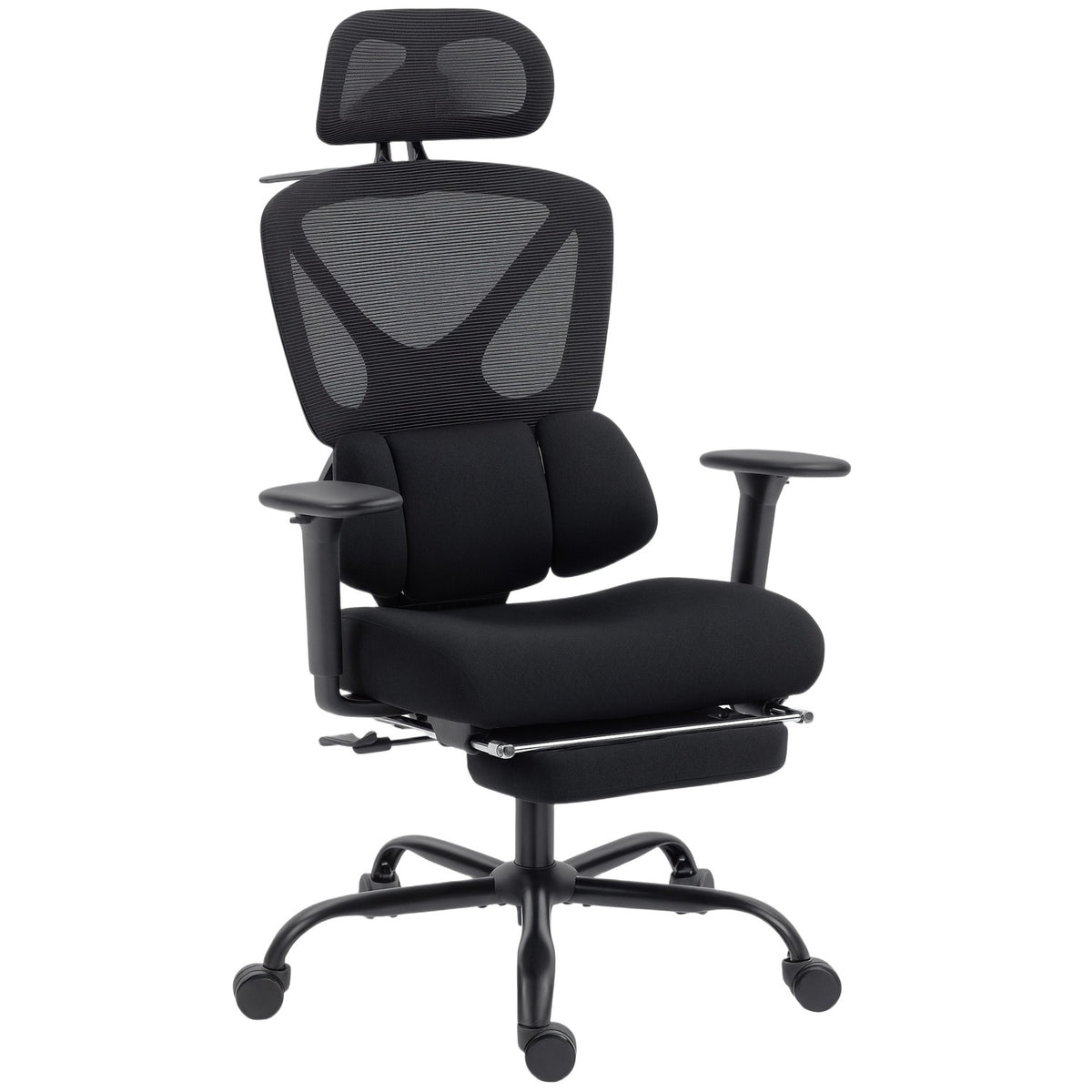Ergonomická kancelářská židle se síťovinou, bederní opěrka, nastavitelná opěrka hlavy