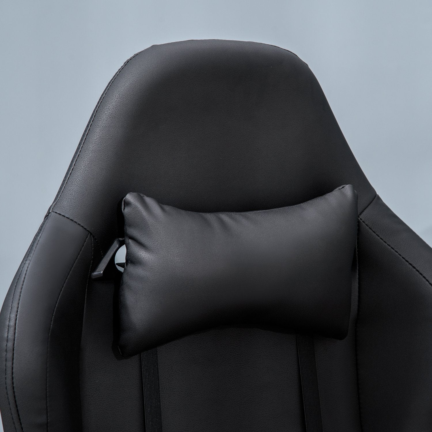 Ergonomisk lutande spelstol, konstläder, justerbar höjd